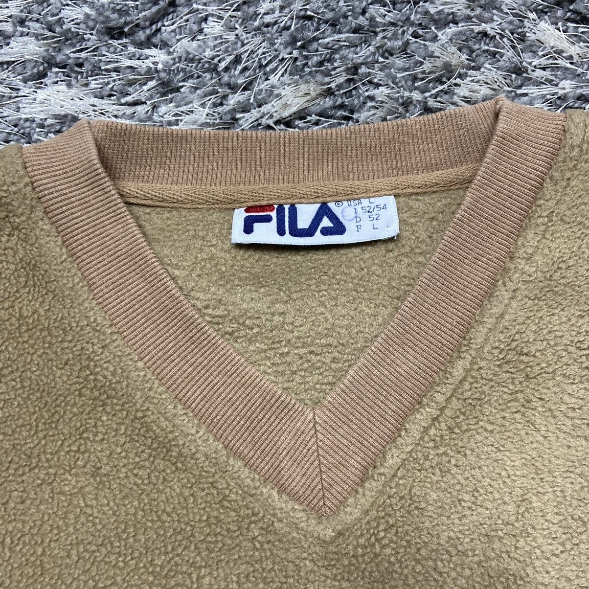 Fila 1990s TEDDY FLEECE FILA RARE VINTAGE SWEATSHIRT - № 1091 Size US L / EU 52-54 / 3 - 5 Thumbnail