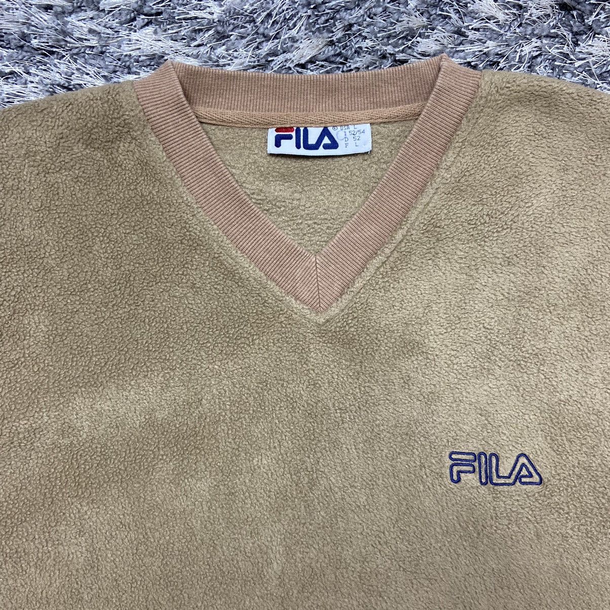 Fila 1990s TEDDY FLEECE FILA RARE VINTAGE SWEATSHIRT - № 1091 Size US L / EU 52-54 / 3 - 4 Thumbnail
