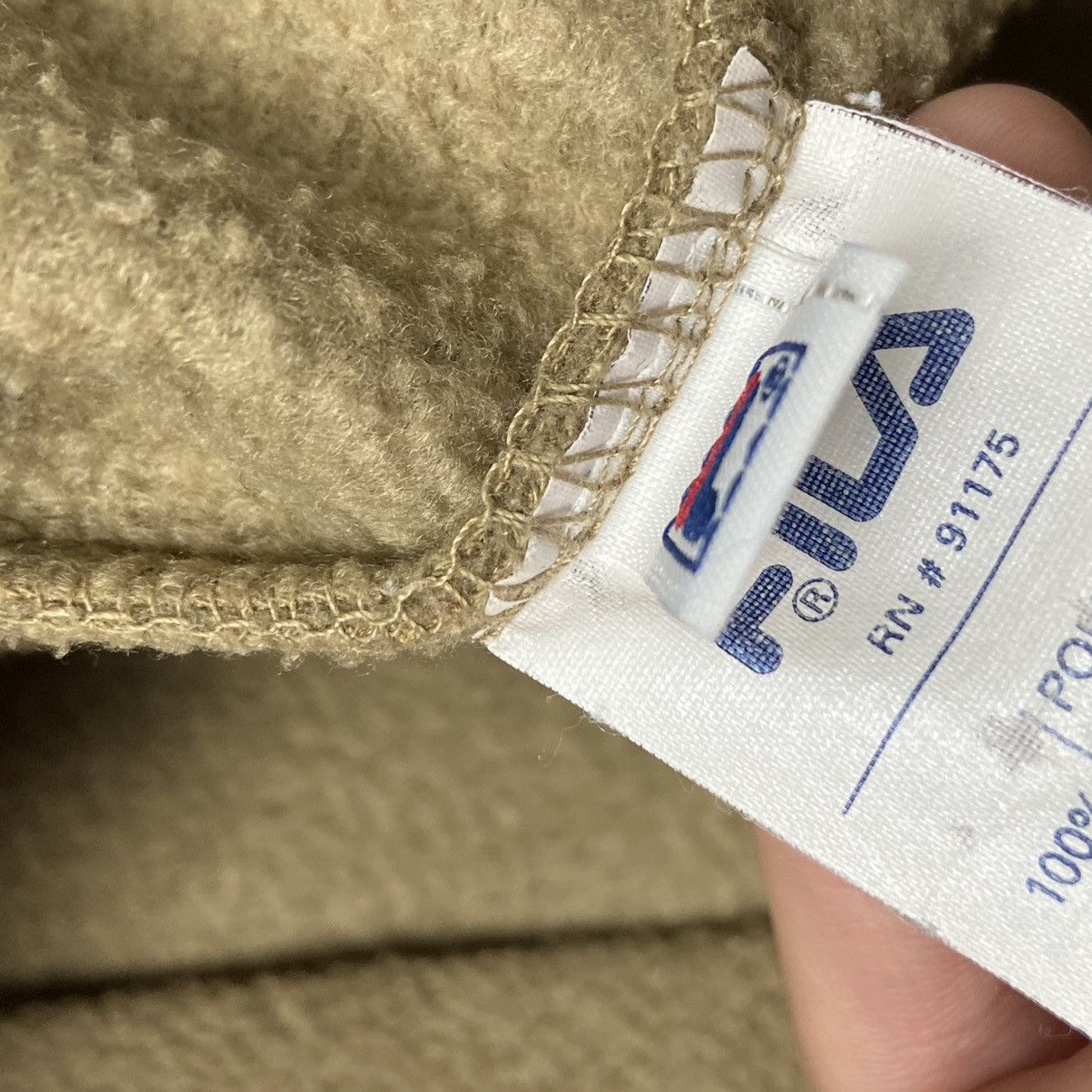 Fila 1990s TEDDY FLEECE FILA RARE VINTAGE SWEATSHIRT - № 1091 Size US L / EU 52-54 / 3 - 8 Thumbnail