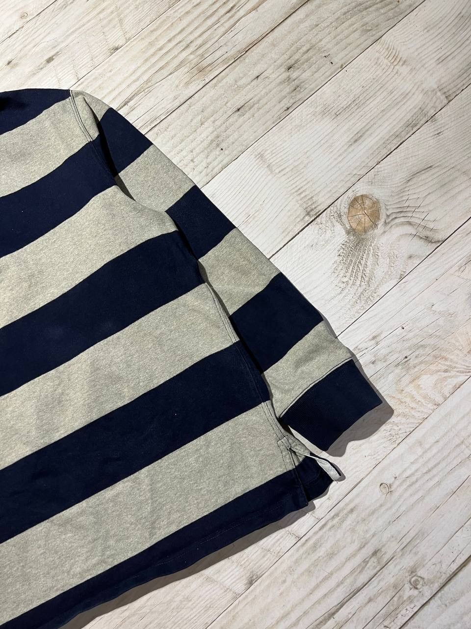 Polo Ralph Lauren Vintage Polo Ralph Lauren Rugby Long Sleeve Striped Shirt Size US XL / EU 56 / 4 - 13 Thumbnail