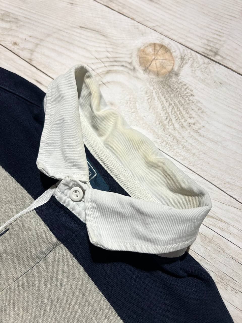 Polo Ralph Lauren Vintage Polo Ralph Lauren Rugby Long Sleeve Striped Shirt Size US XL / EU 56 / 4 - 3 Thumbnail
