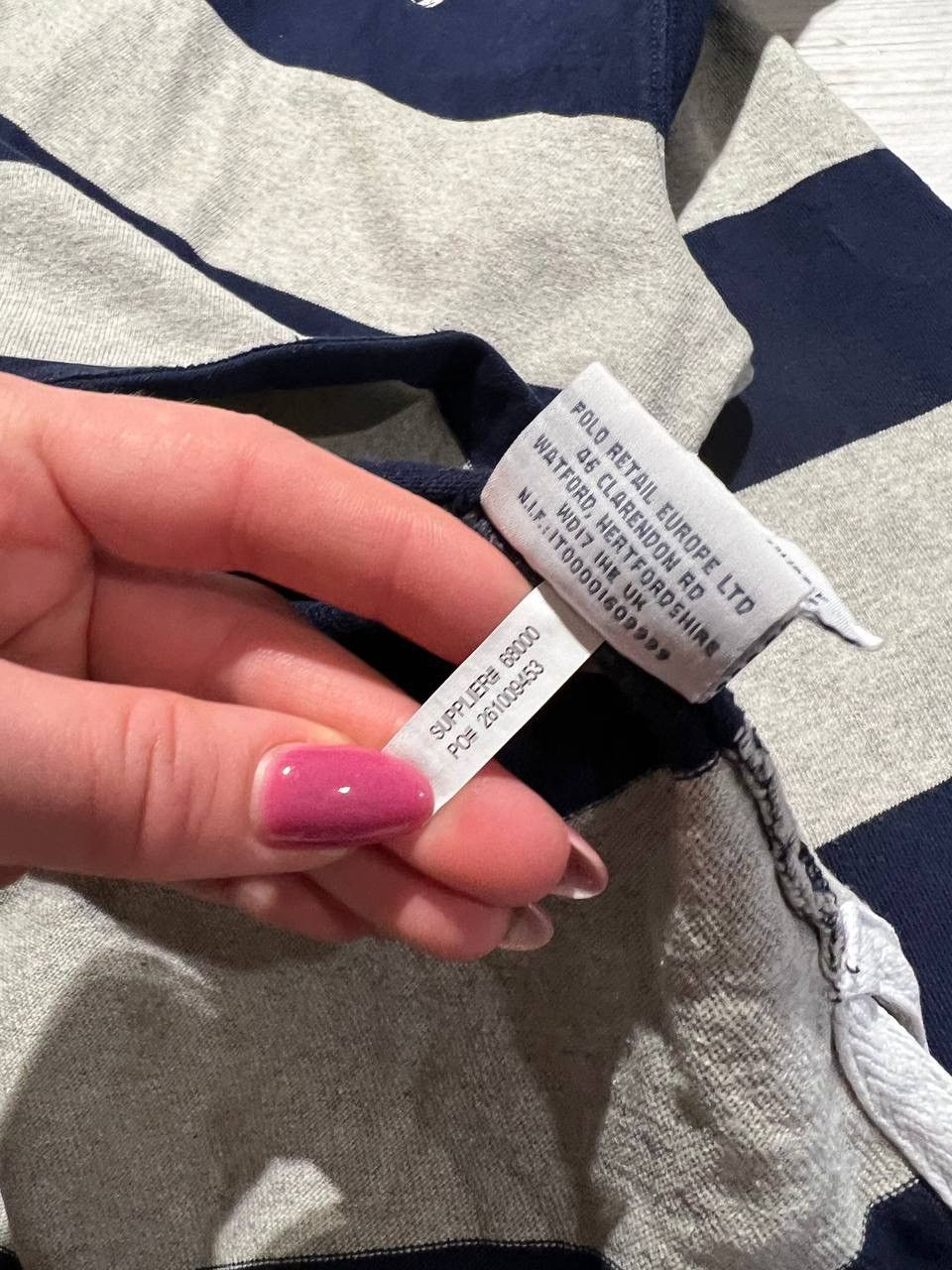 Polo Ralph Lauren Vintage Polo Ralph Lauren Rugby Long Sleeve Striped Shirt Size US XL / EU 56 / 4 - 10 Thumbnail