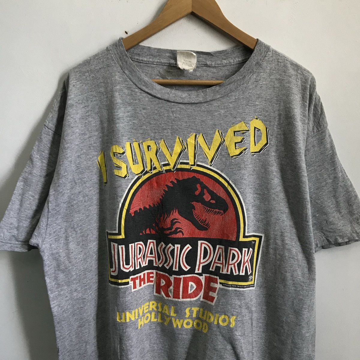 Vintage Vintage 90’s Jurassic Park Mase in USA Shirts Size US M / EU 48-50 / 2 - 2 Thumbnail