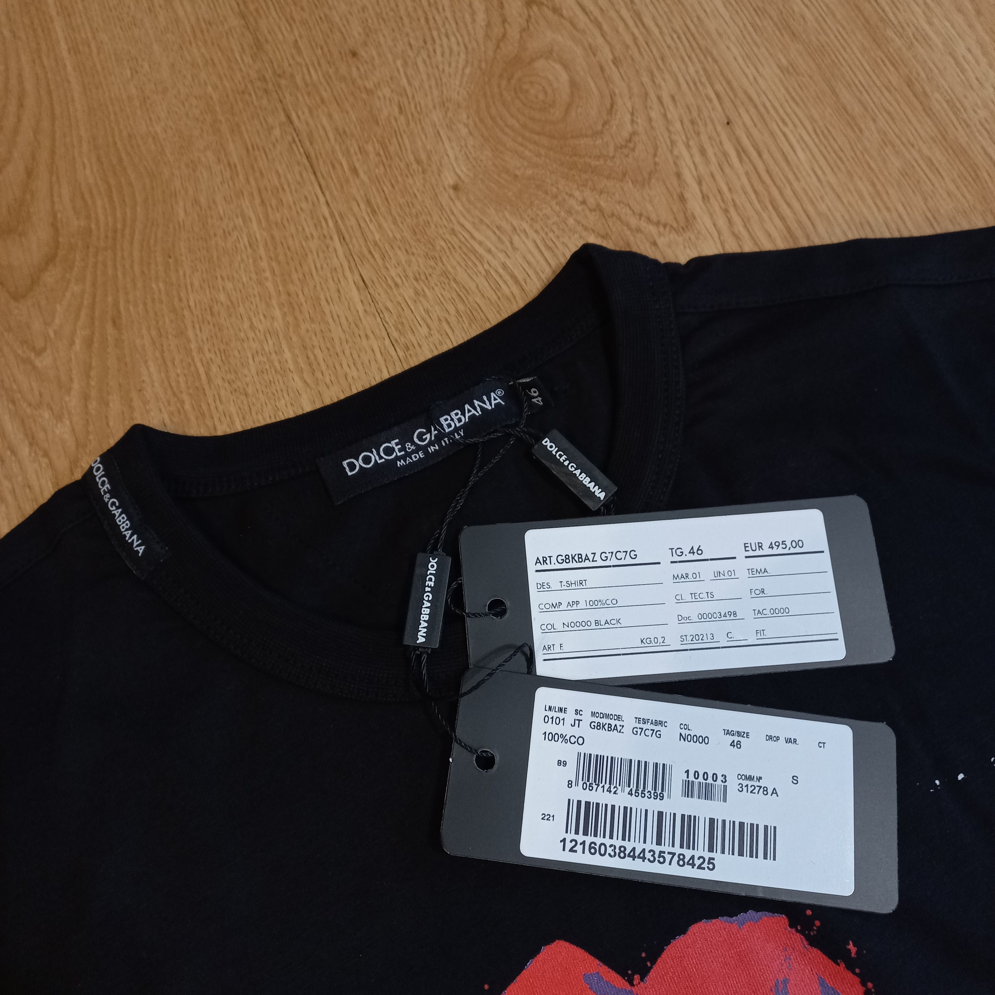 Dolce & Gabbana Dolce&Gabbana t shirt size s 46 Size US S / EU 44-46 / 1 - 2 Thumbnail
