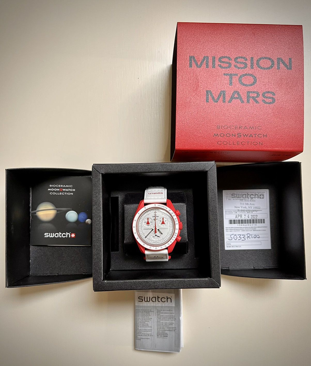 Omega Swatch Swatch X Omega Mission To Mars Moonswatch Grailed