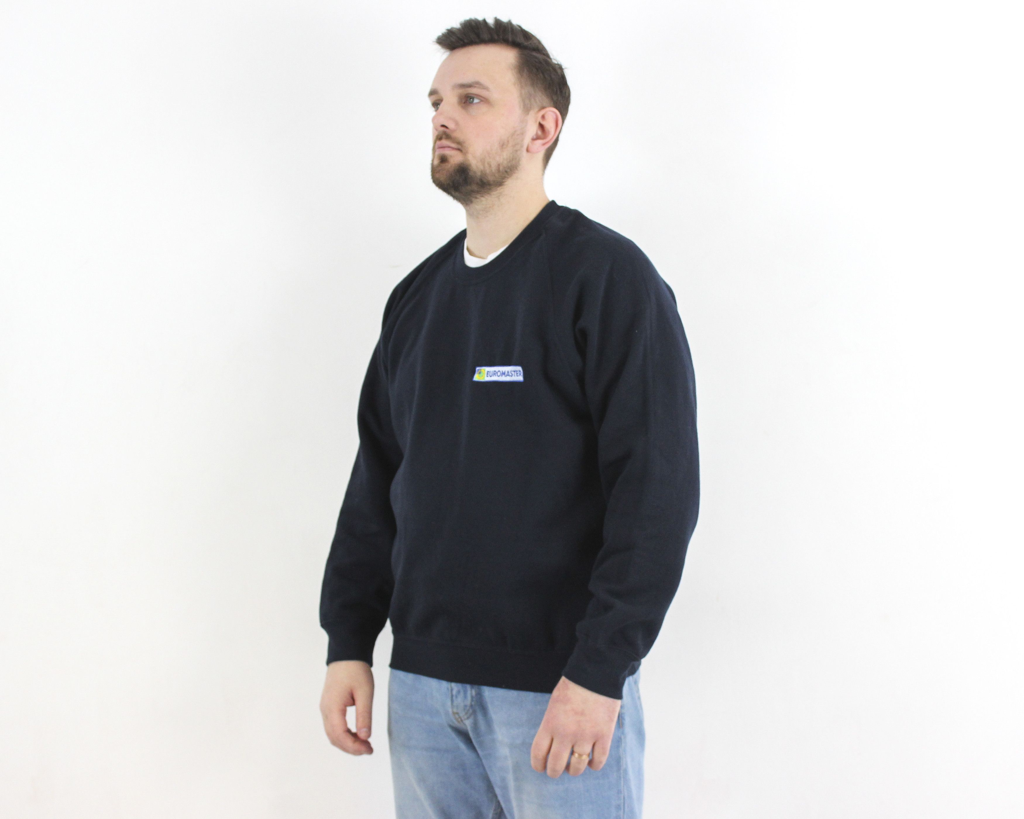 Russell Athletic × Vintage Pullover Jumper Euromaster L Sweater Sweatshirt Crew Neck Size US L / EU 52-54 / 3 - 3 Thumbnail