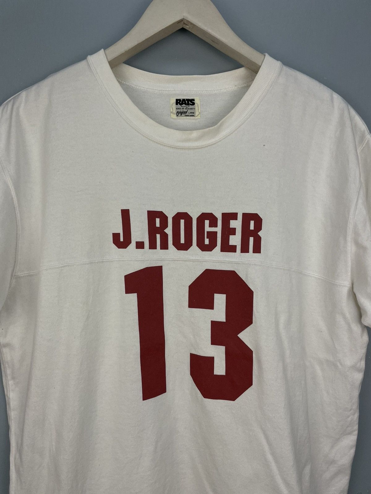 Japanese Brand Rats J.Roger 13 t shirt Size US L / EU 52-54 / 3 - 3 Thumbnail