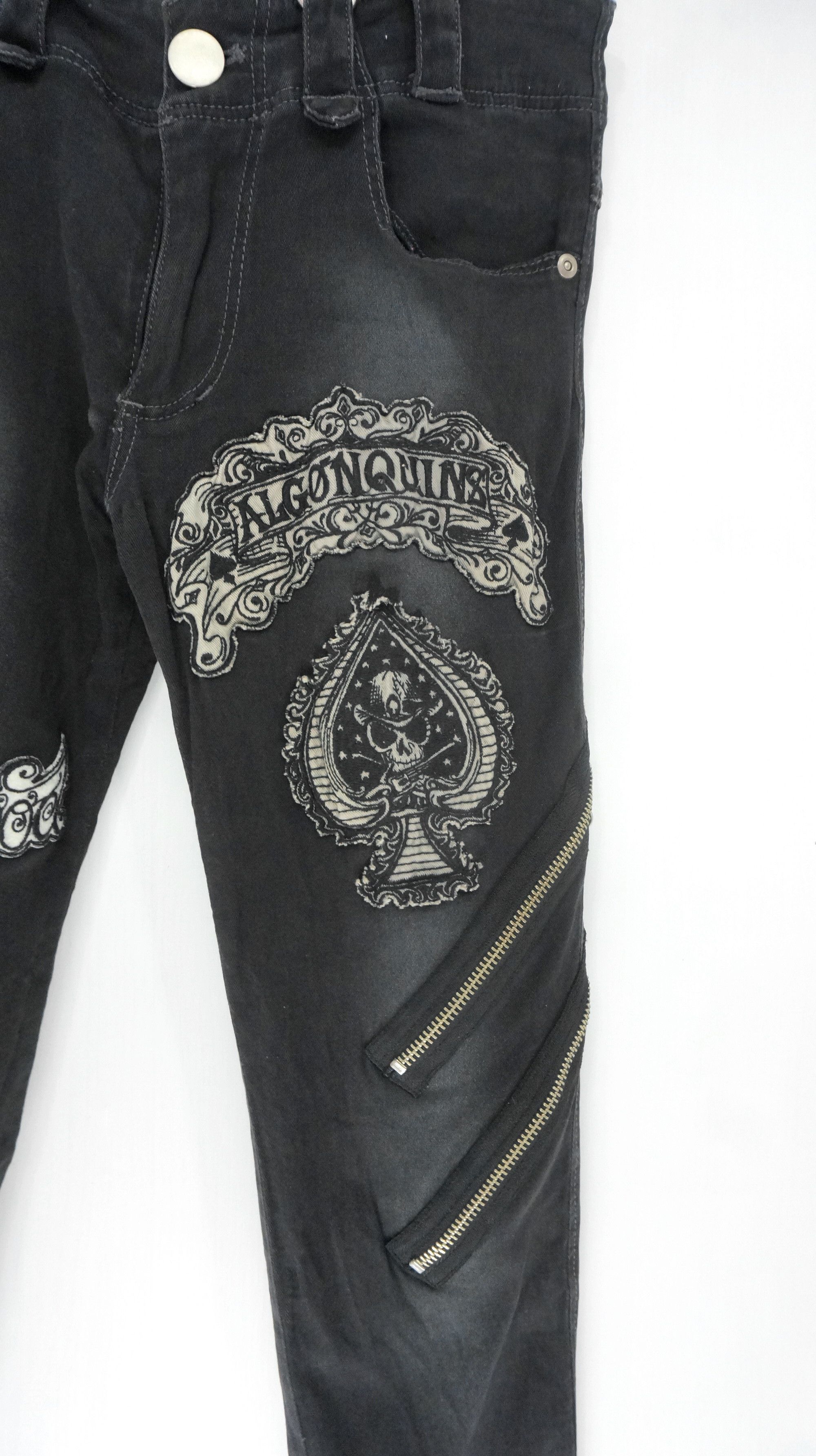 Other Rare 🔥 Punk Women Skinny Suspender pants Size 26" / US 2 / IT 38 - 5 Thumbnail