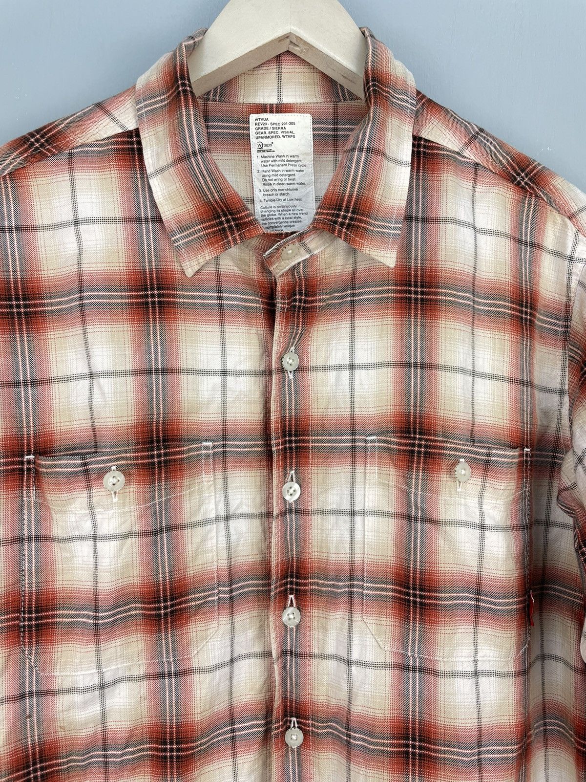 Wtaps W)taps button up long sleeve shirt Size US M / EU 48-50 / 2 - 3 Thumbnail