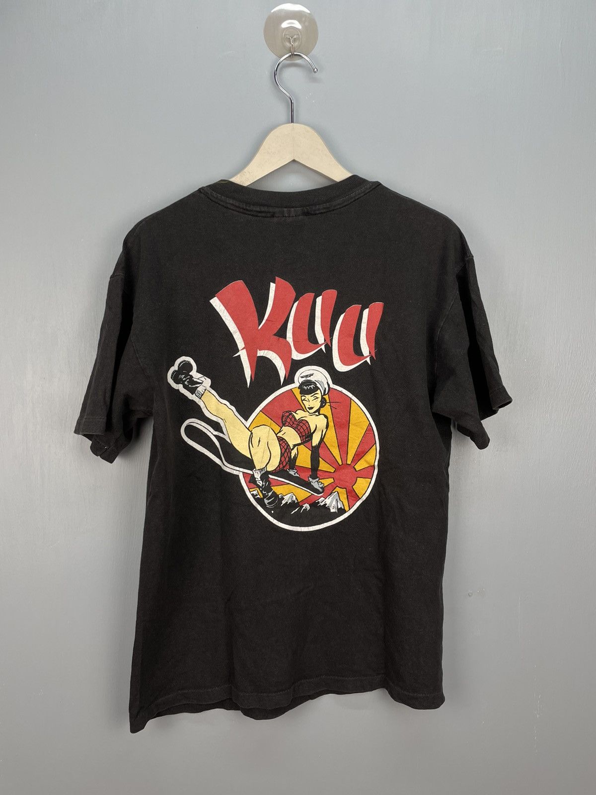 Vintage Vintage 90s KUU snowboard t shirt Size US M / EU 48-50 / 2 - 1 Thumbnail