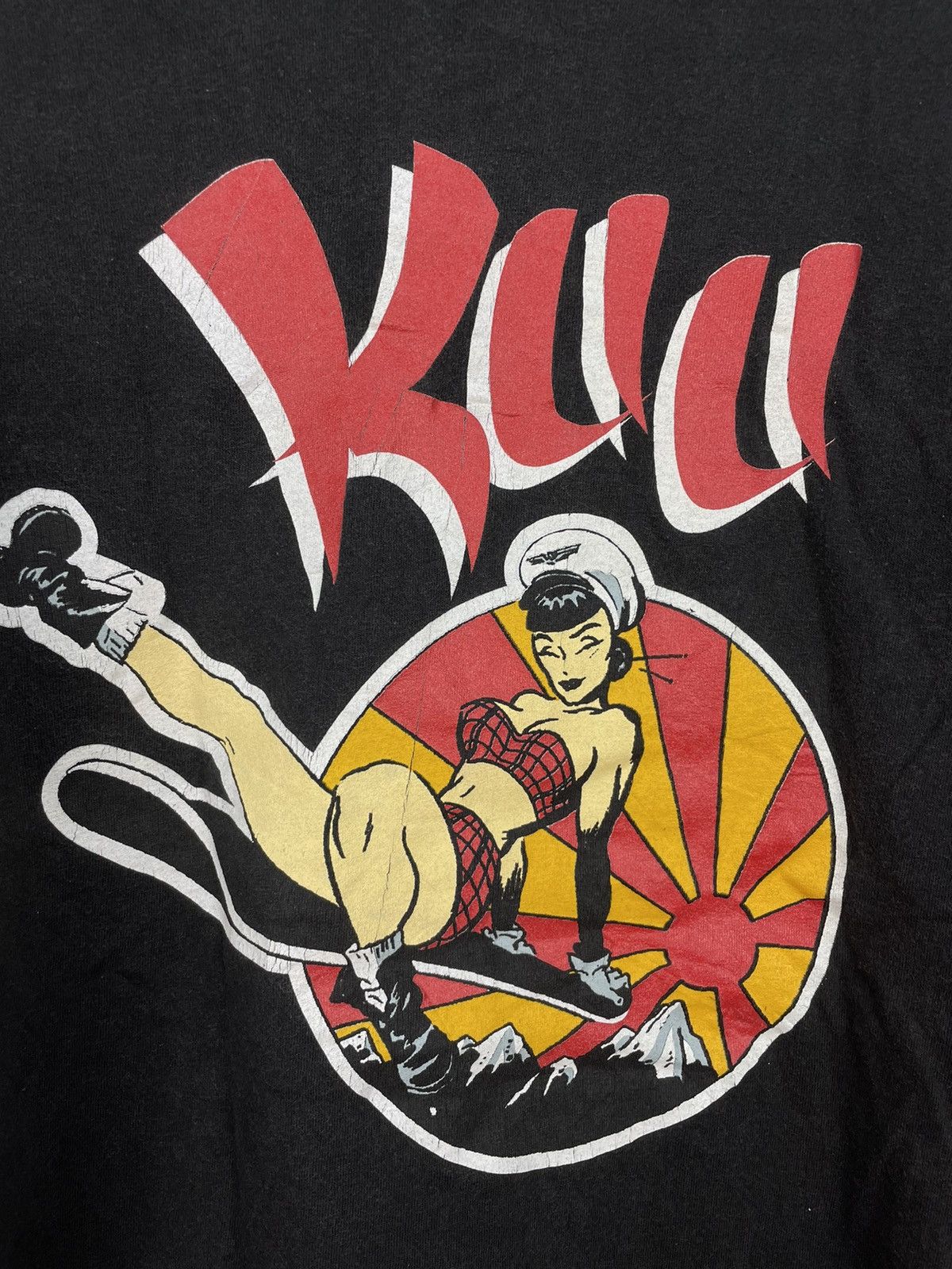 Vintage Vintage 90s KUU snowboard t shirt Size US M / EU 48-50 / 2 - 5 Thumbnail