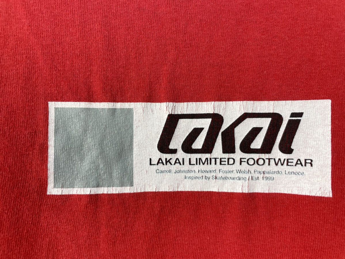 Lakai Vintage Y2K Lakai Limited Footwear skateboard brand t shirt Size US M / EU 48-50 / 2 - 4 Thumbnail