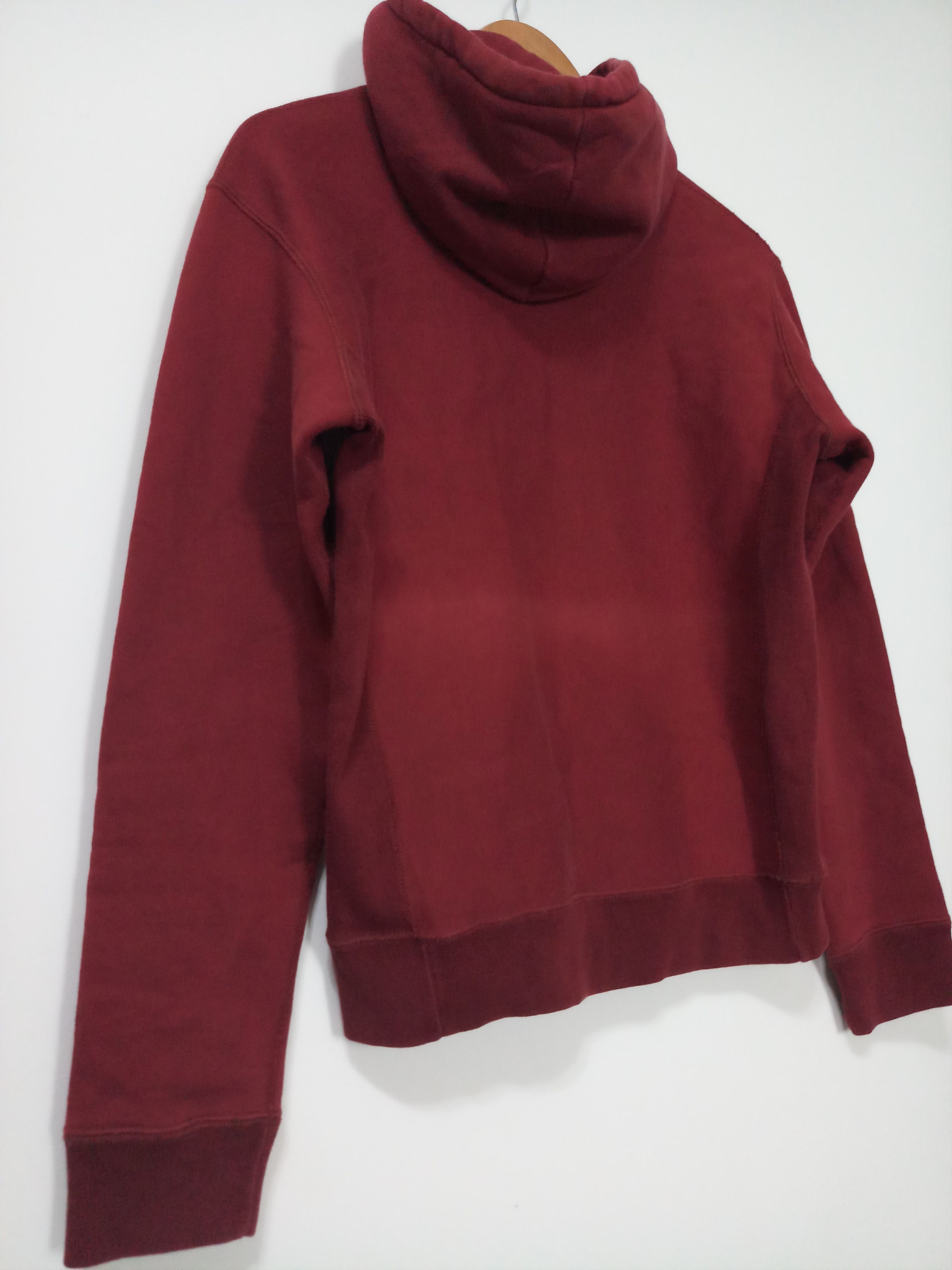 A.P.C. A.P.C. Hiver 2000 Maroon "Reverse" Hoodie Size US M / EU 48-50 / 2 - 4 Thumbnail