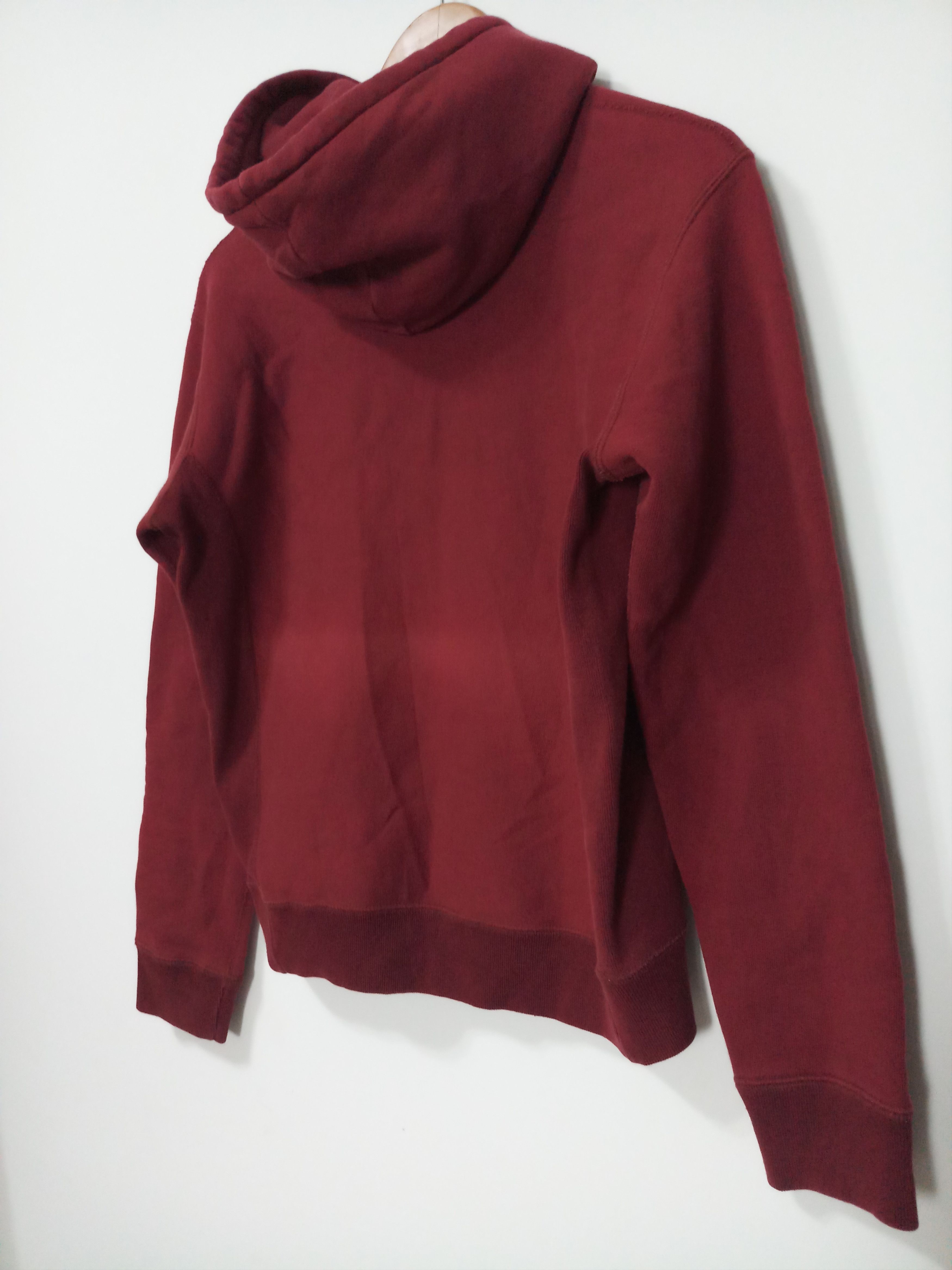 A.P.C. A.P.C. Hiver 2000 Maroon "Reverse" Hoodie Size US M / EU 48-50 / 2 - 3 Thumbnail