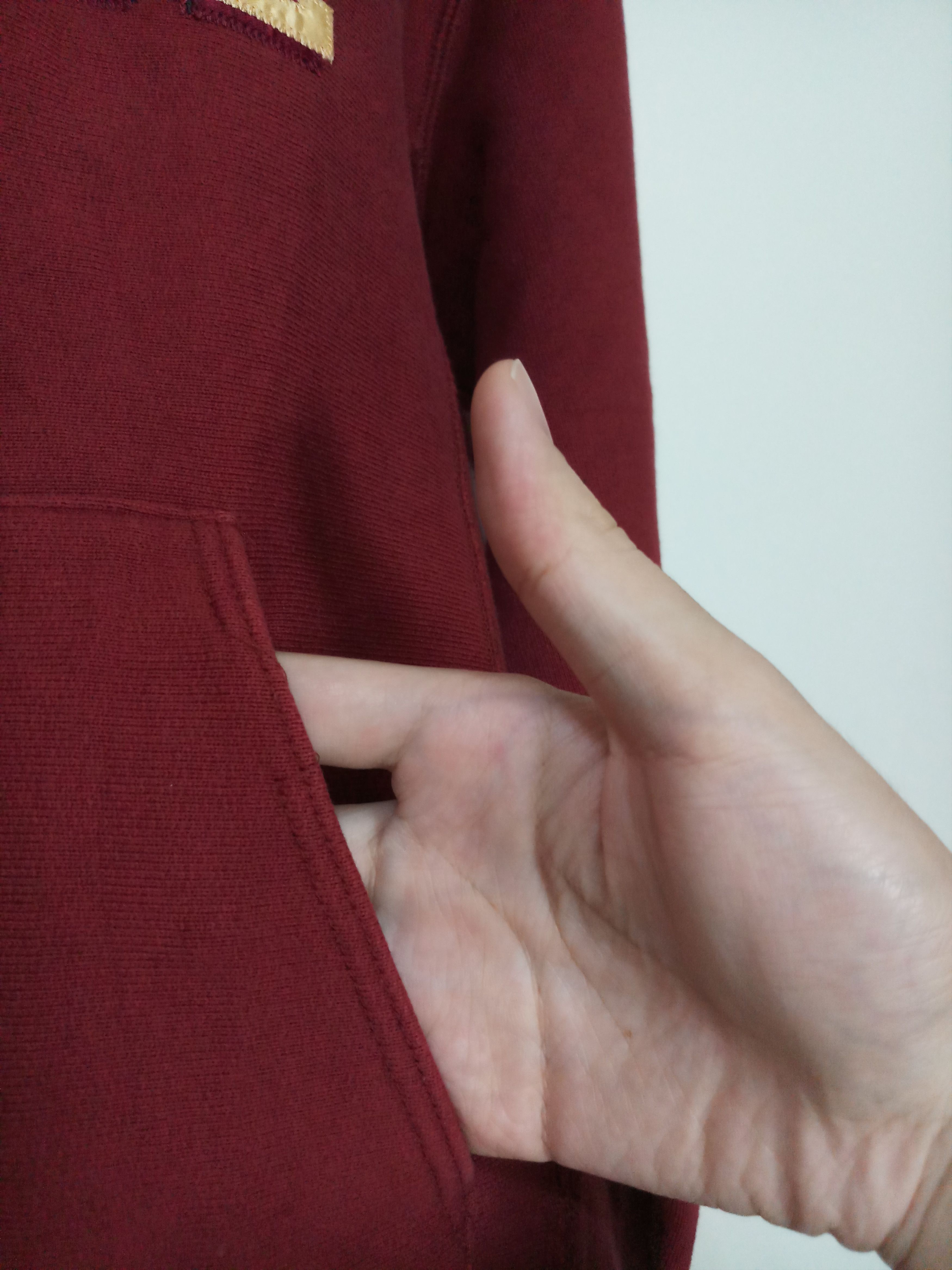 A.P.C. A.P.C. Hiver 2000 Maroon "Reverse" Hoodie Size US M / EU 48-50 / 2 - 6 Thumbnail