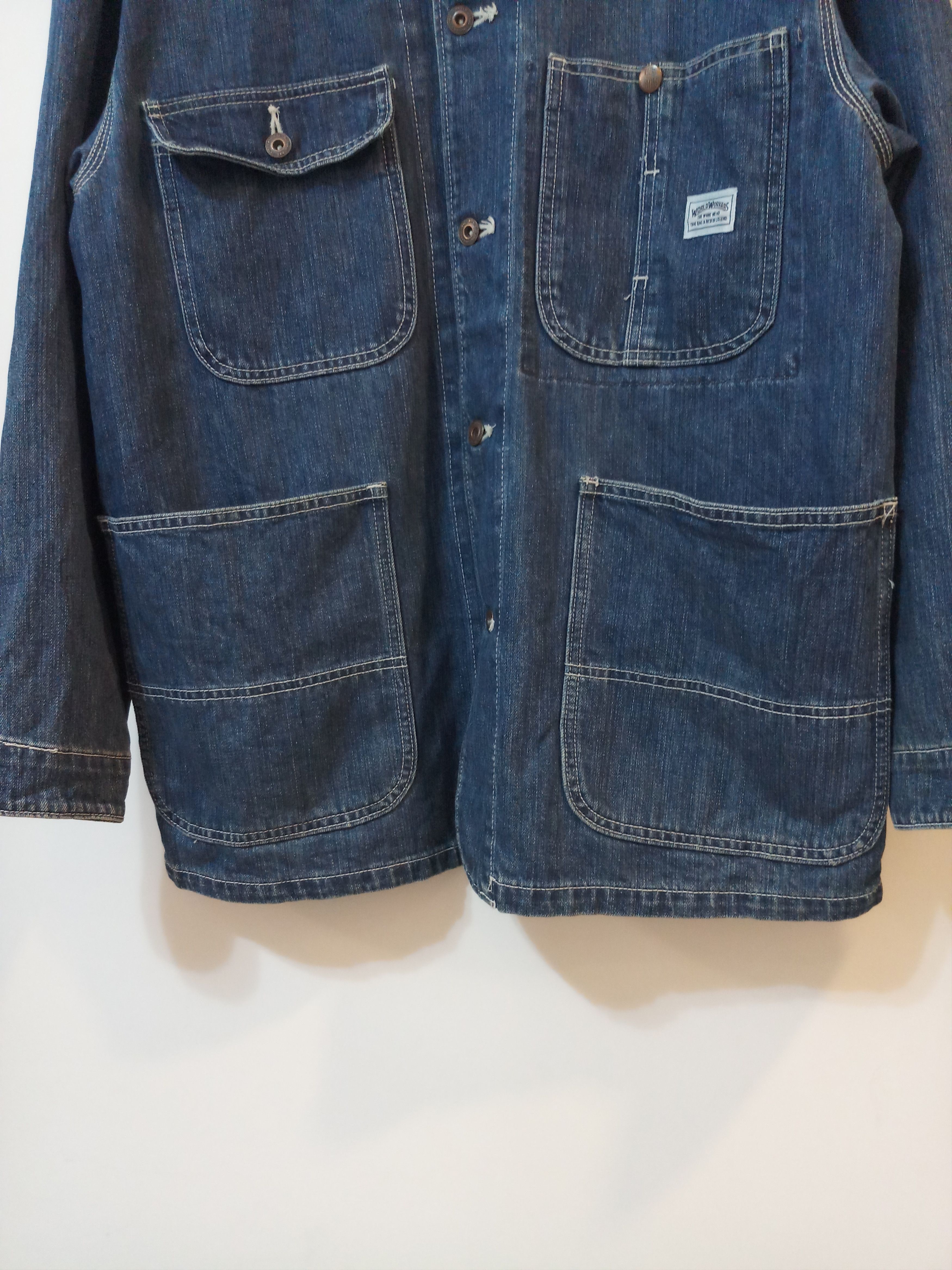 Big John × Japanese Brand Big John Denim Chore Jacket Size US L / EU 52-54 / 3 - 3 Thumbnail