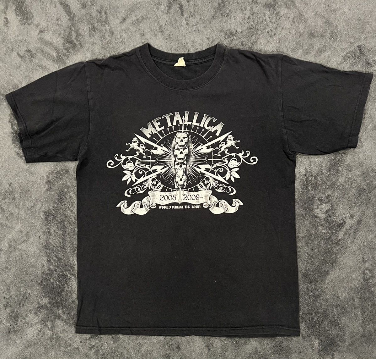 Anvil × Band Tees × Metallica Metallica Worl Magnetic Tour T-Shirt Size US M / EU 48-50 / 2 - 1 Thumbnail