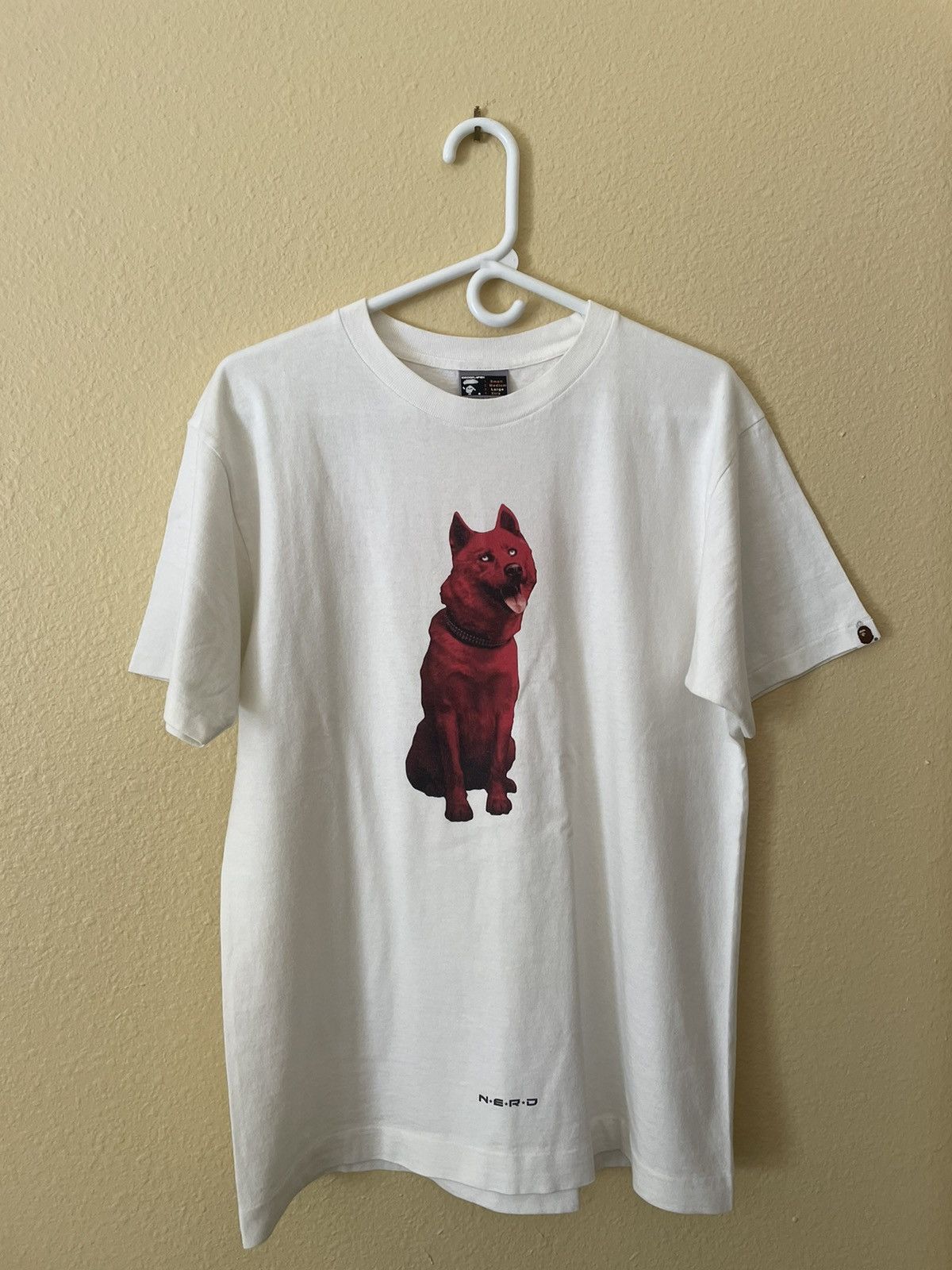 A BATHING APE X NERD DOG TEE XL