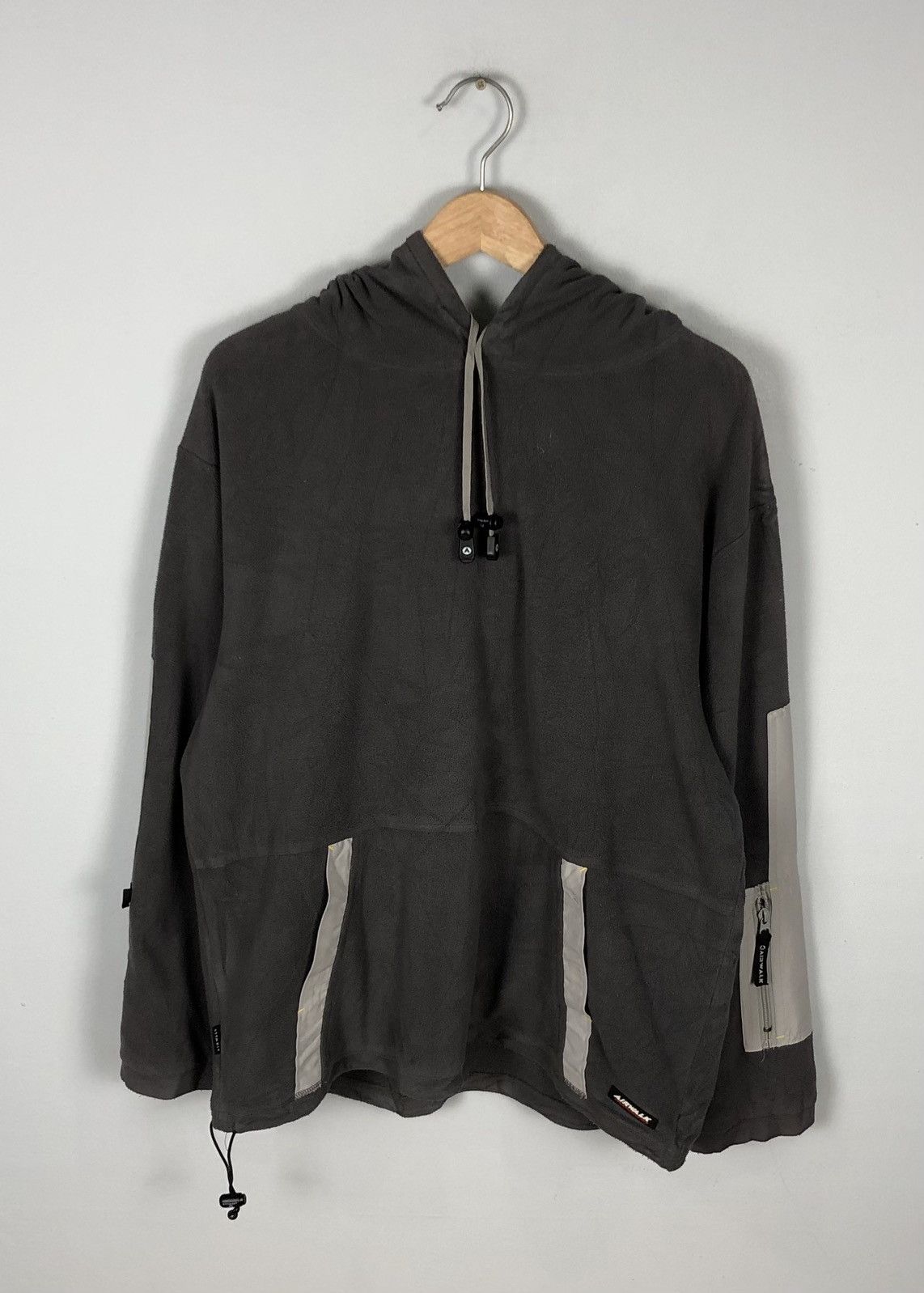Airwalk × Vintage Vintage Airwalk Pull Over Fleece Jacket Size US XL / EU 56 / 4 - 1 Thumbnail