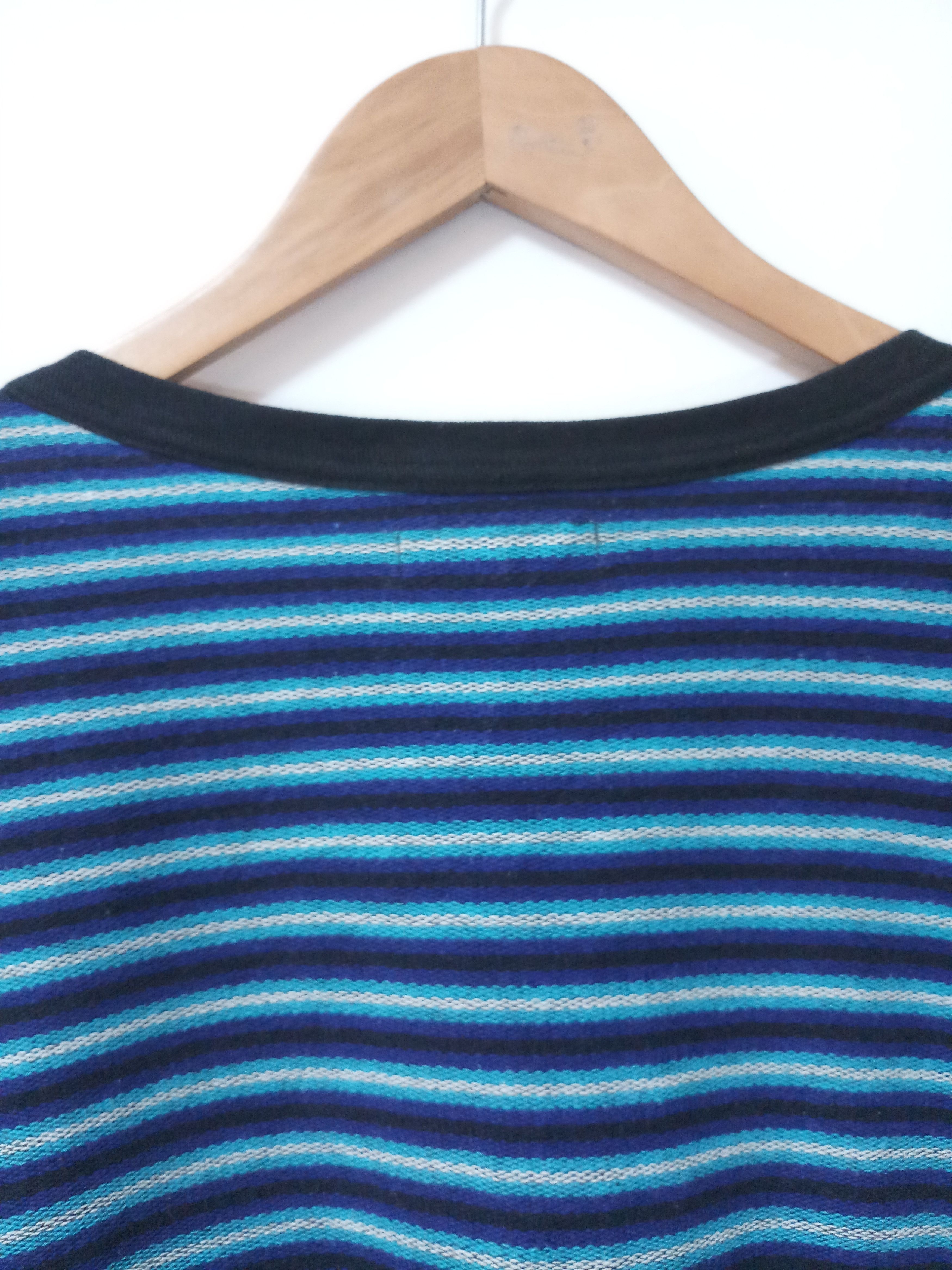Blue Blue Japan × Japanese Brand BLUE BLUE H.R Market Multi-Color Striped Knit Size US L / EU 52-54 / 3 - 3 Thumbnail