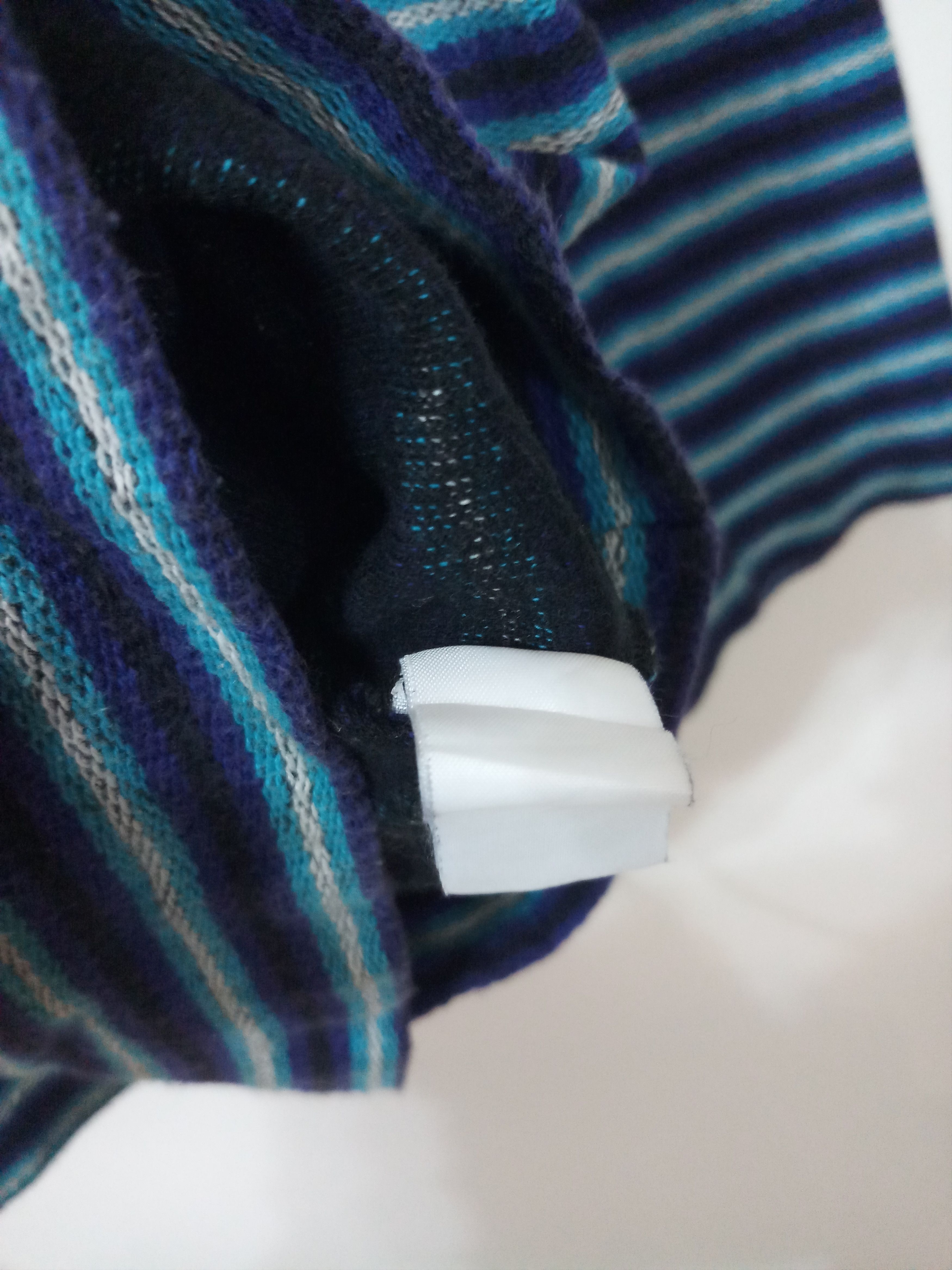 Blue Blue Japan × Japanese Brand BLUE BLUE H.R Market Multi-Color Striped Knit Size US L / EU 52-54 / 3 - 2 Thumbnail