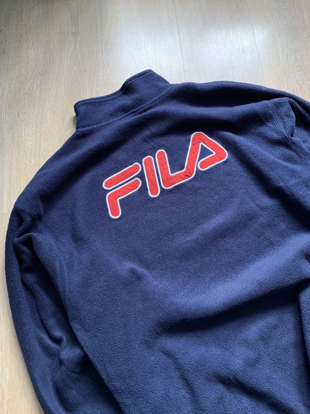 Fila × Vintage Vintage Fila fleece zip Size US XL / EU 56 / 4 - 5 Thumbnail