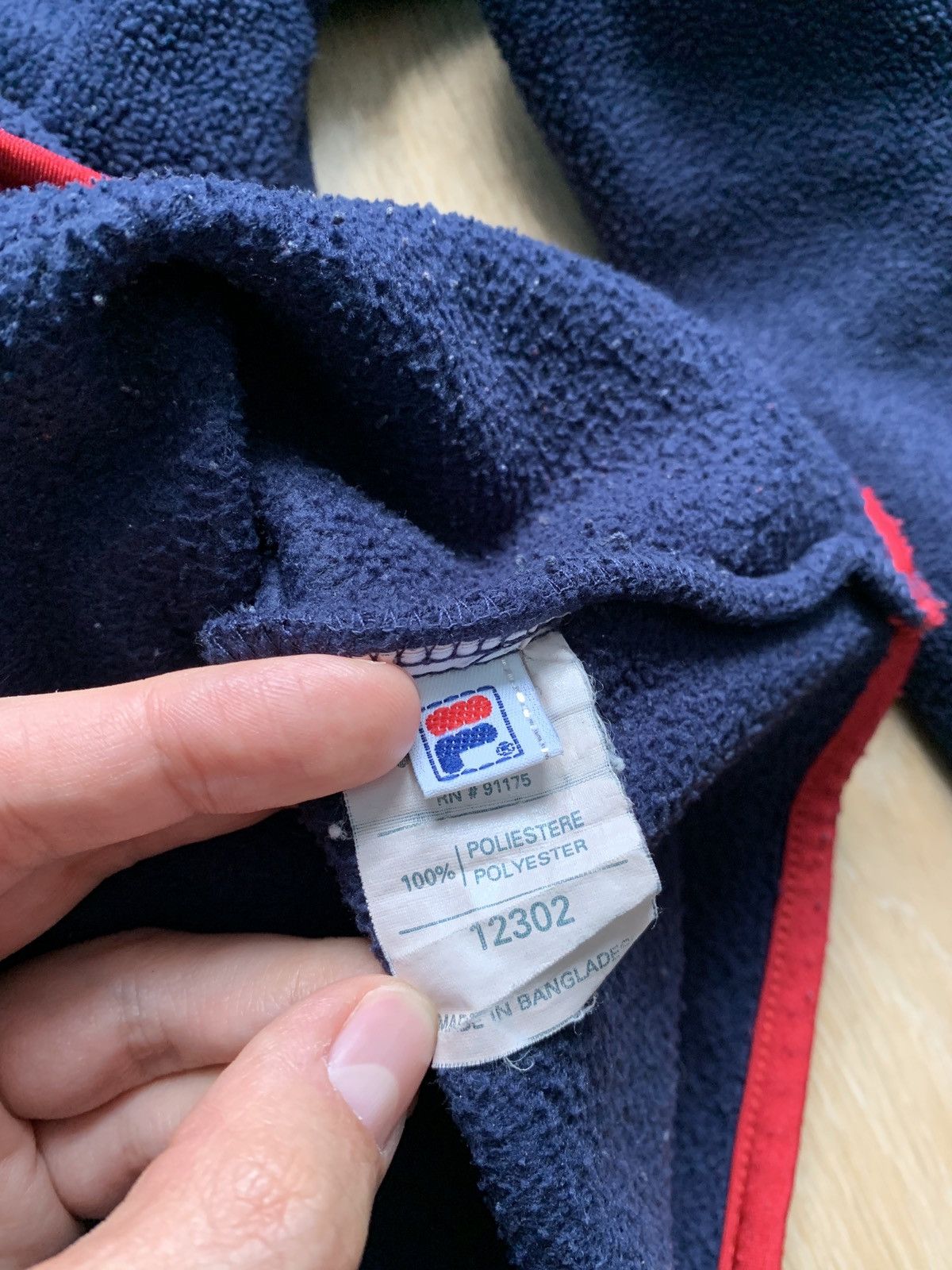 Fila × Vintage Vintage Fila fleece zip Size US XL / EU 56 / 4 - 3 Thumbnail