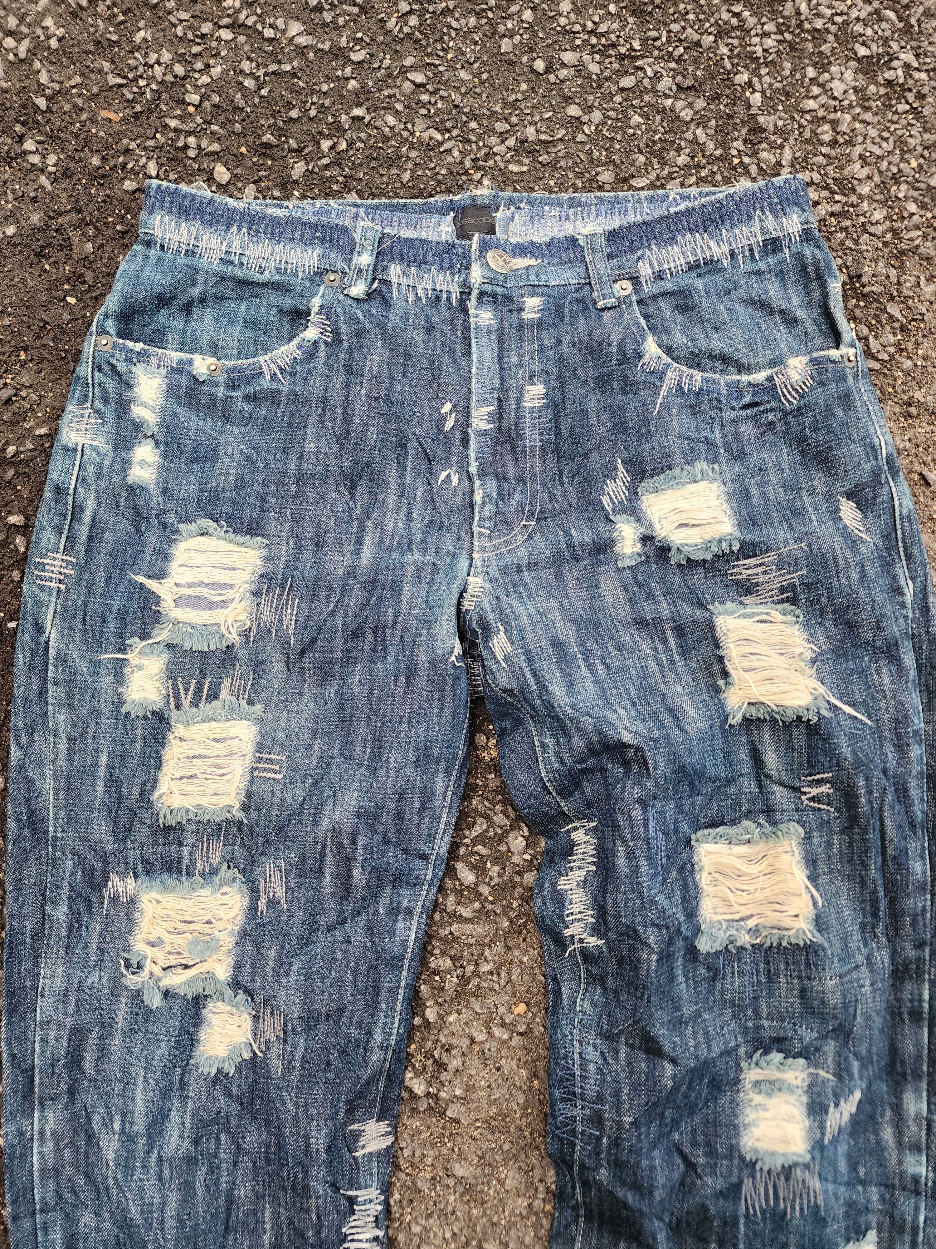 💥LASTDROP ! Xescape Rare Design Sashiko Jeans