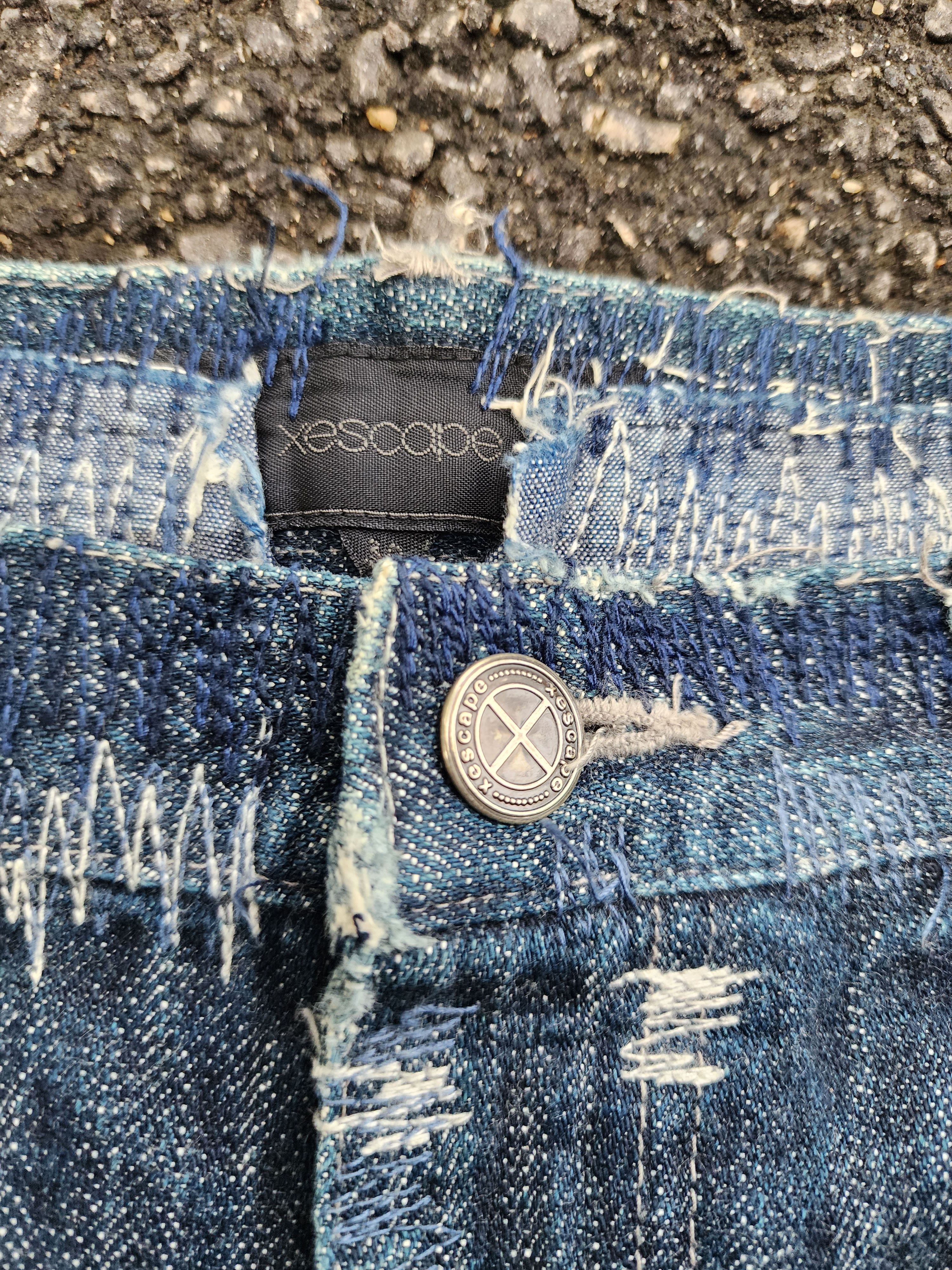 💥LASTDROP ! Xescape Rare Design Sashiko Jeans