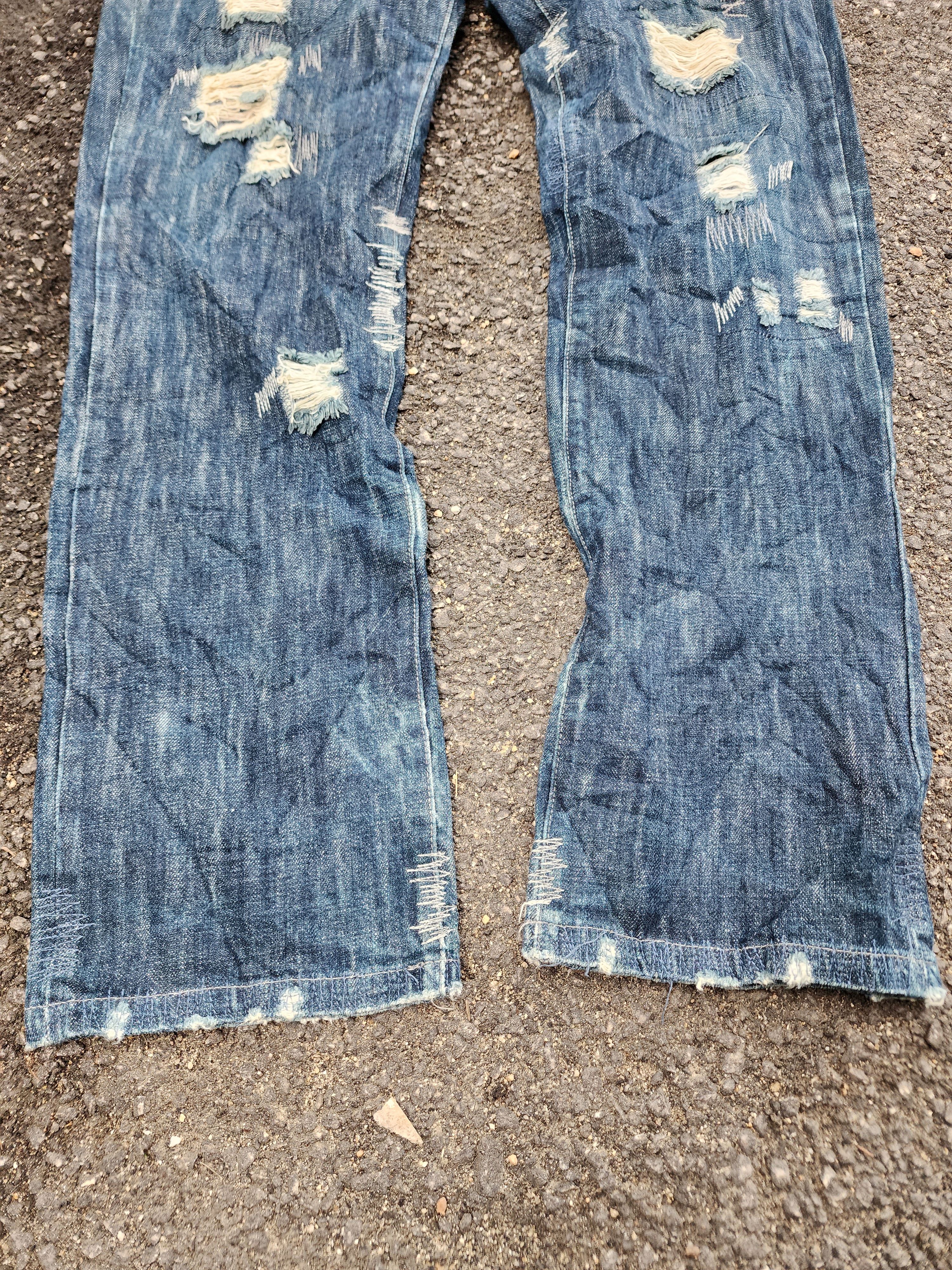 💥LASTDROP ! Xescape Rare Design Sashiko Jeans