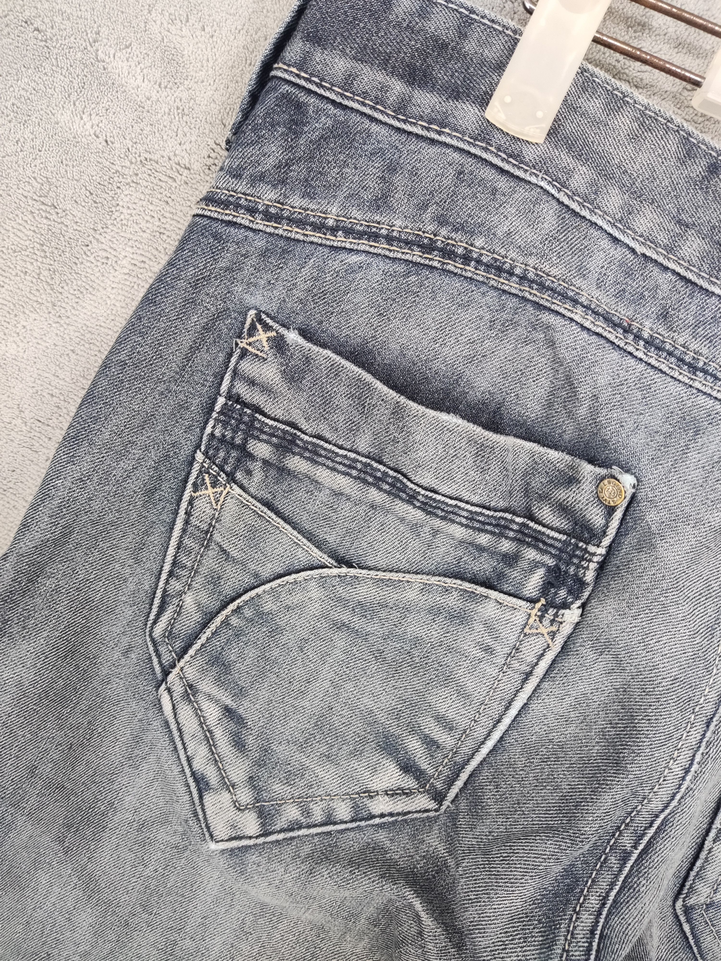 Japanese Brand Legend 145 Distressed Denim Jeans Size US 32 / EU 48 - 13 Thumbnail