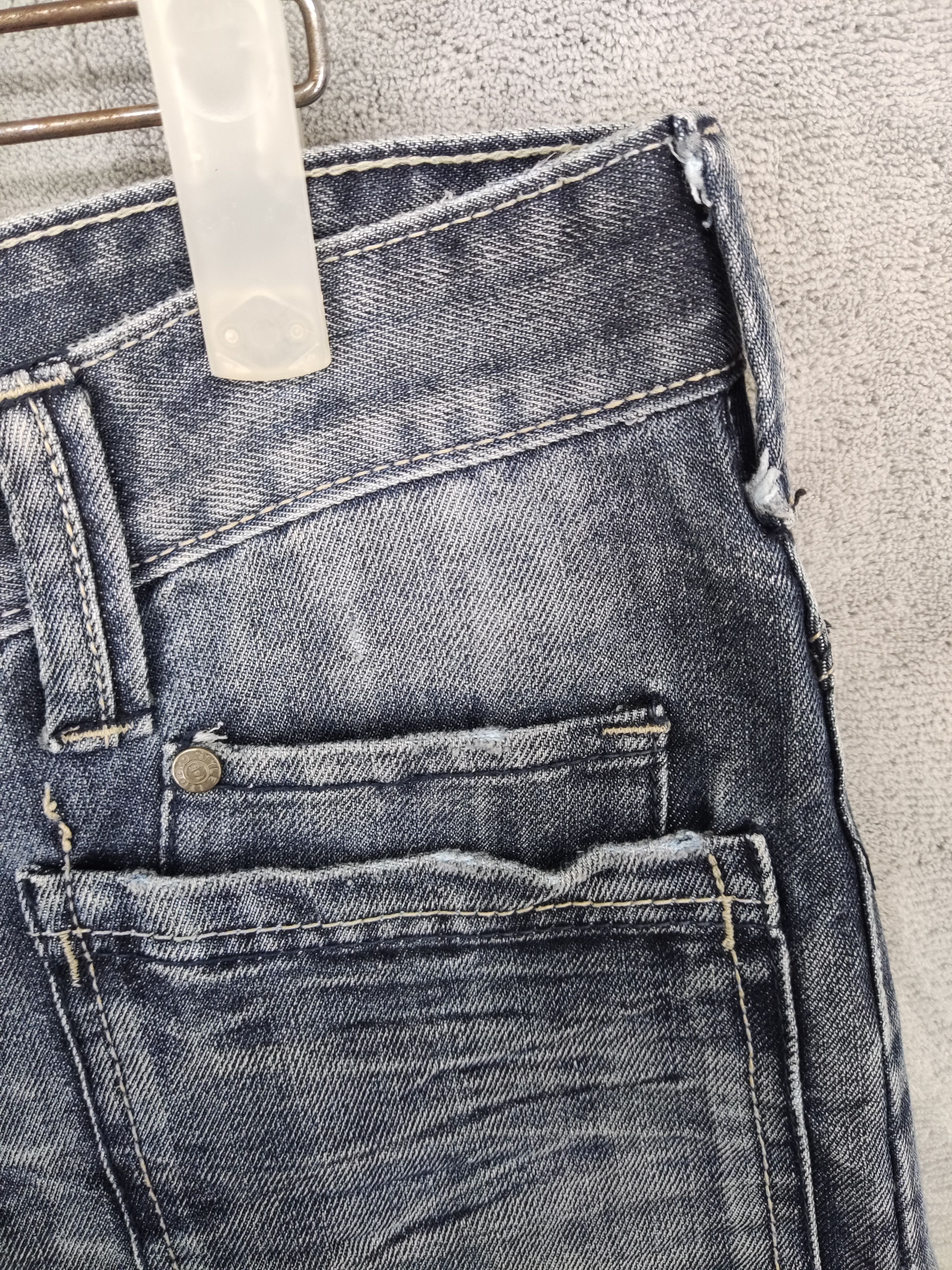 Japanese Brand Legend 145 Distressed Denim Jeans Size US 32 / EU 48 - 6 Thumbnail