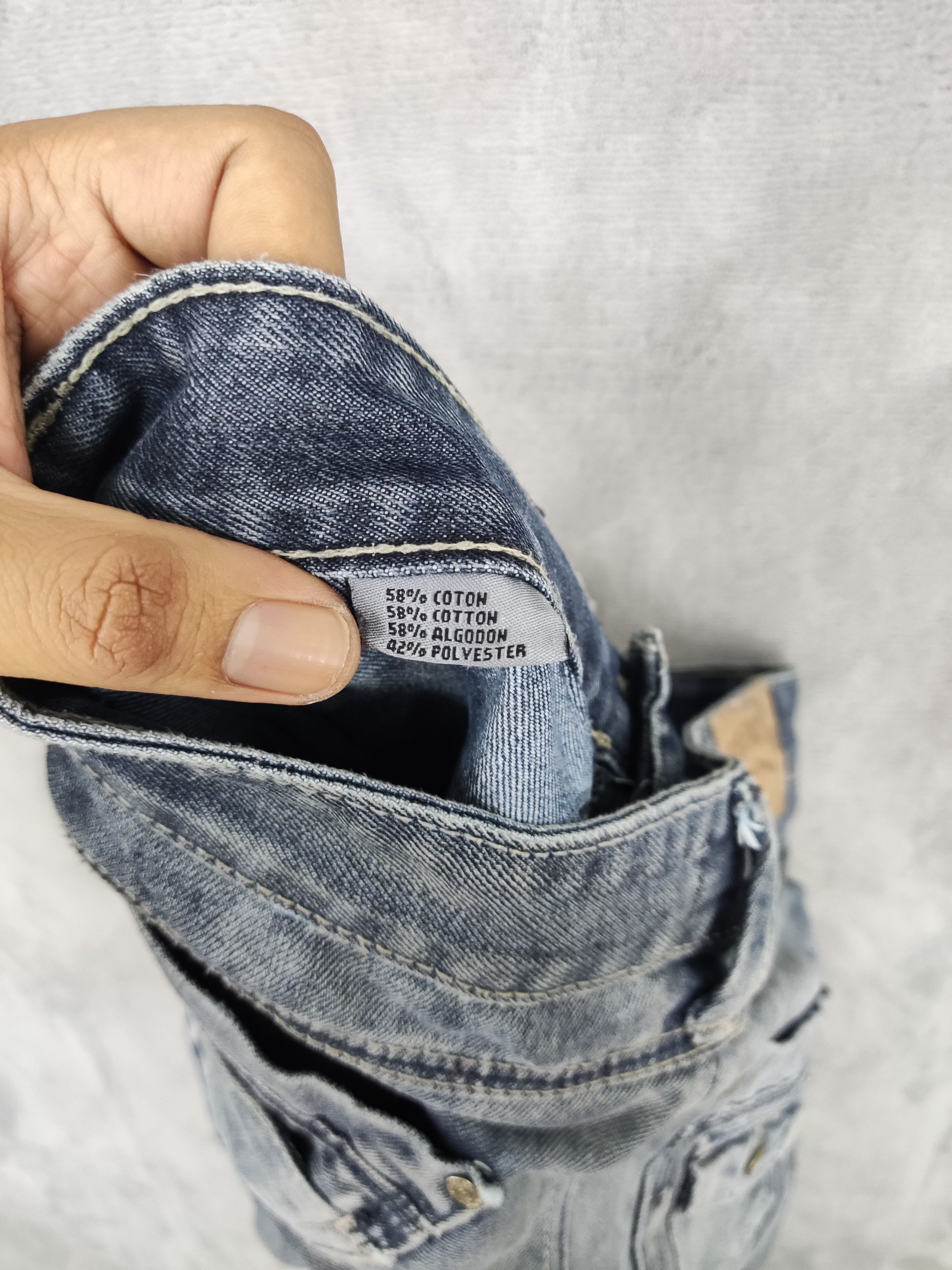 Japanese Brand Legend 145 Distressed Denim Jeans Size US 32 / EU 48 - 14 Thumbnail