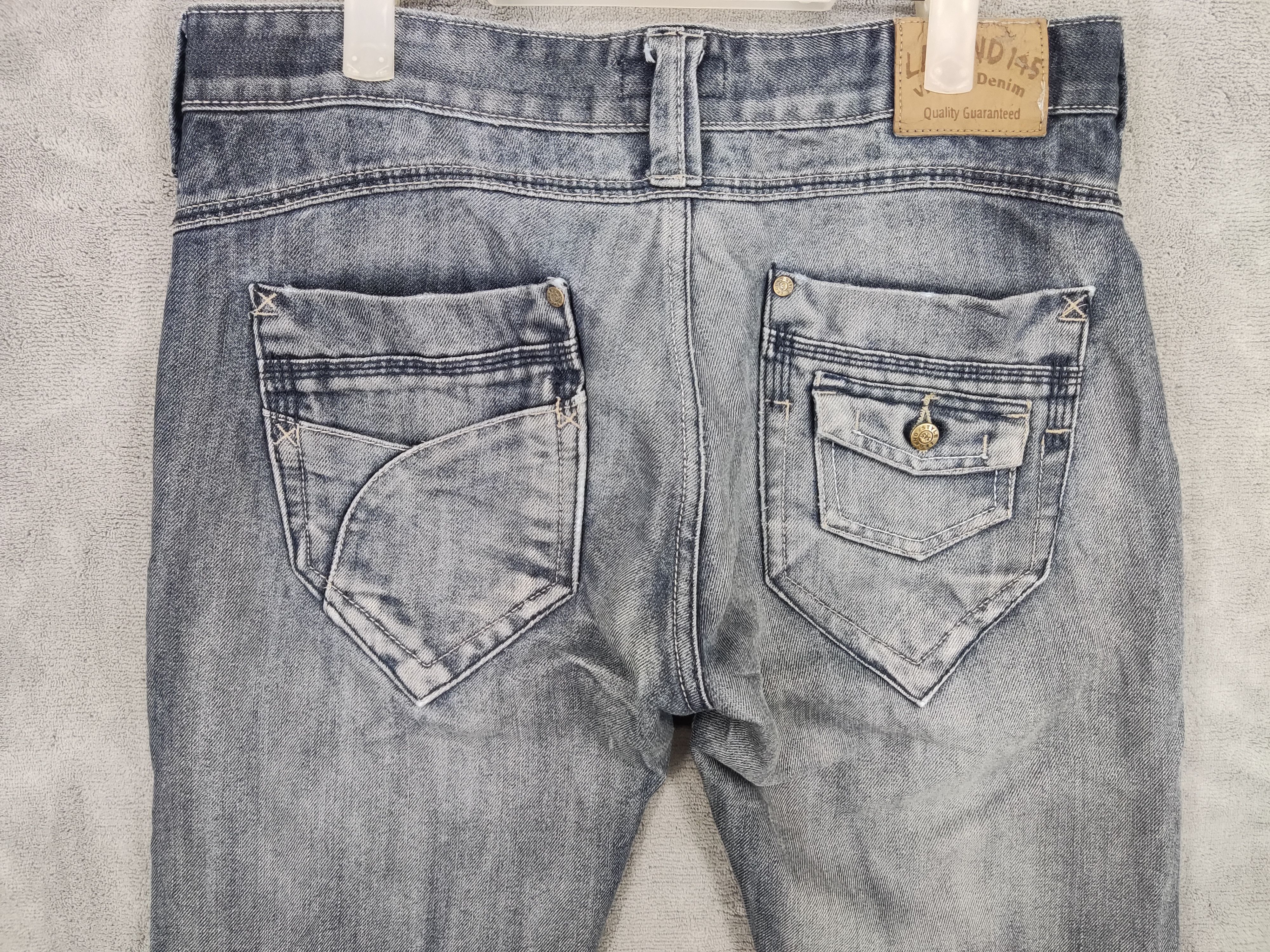 Japanese Brand Legend 145 Distressed Denim Jeans Size US 32 / EU 48 - 9 Thumbnail