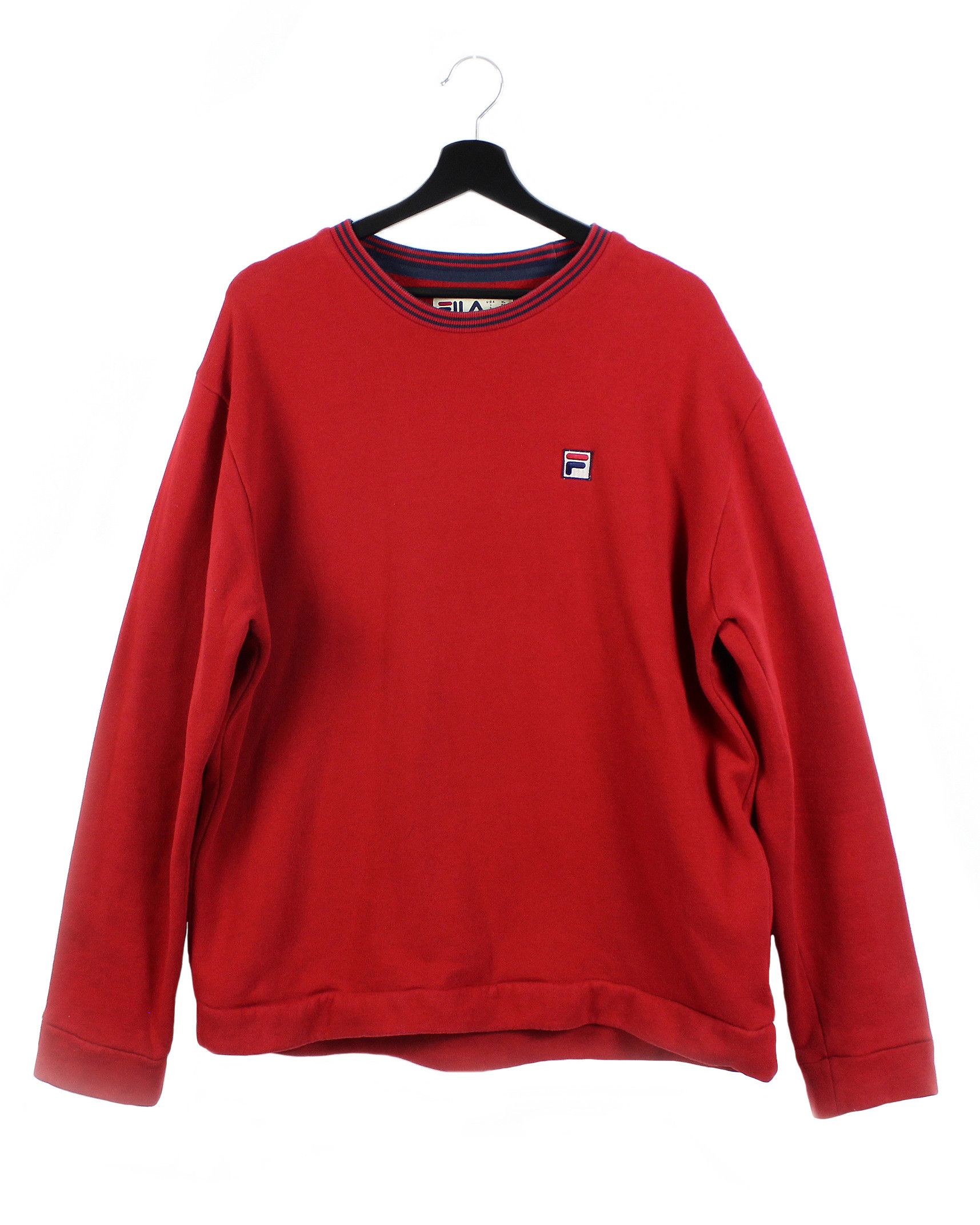 Fila Y2k 90s vintage FILA sweatshirt crewneck Bjorn Borg red XL Size US XL / EU 56 / 4 - 1 Thumbnail