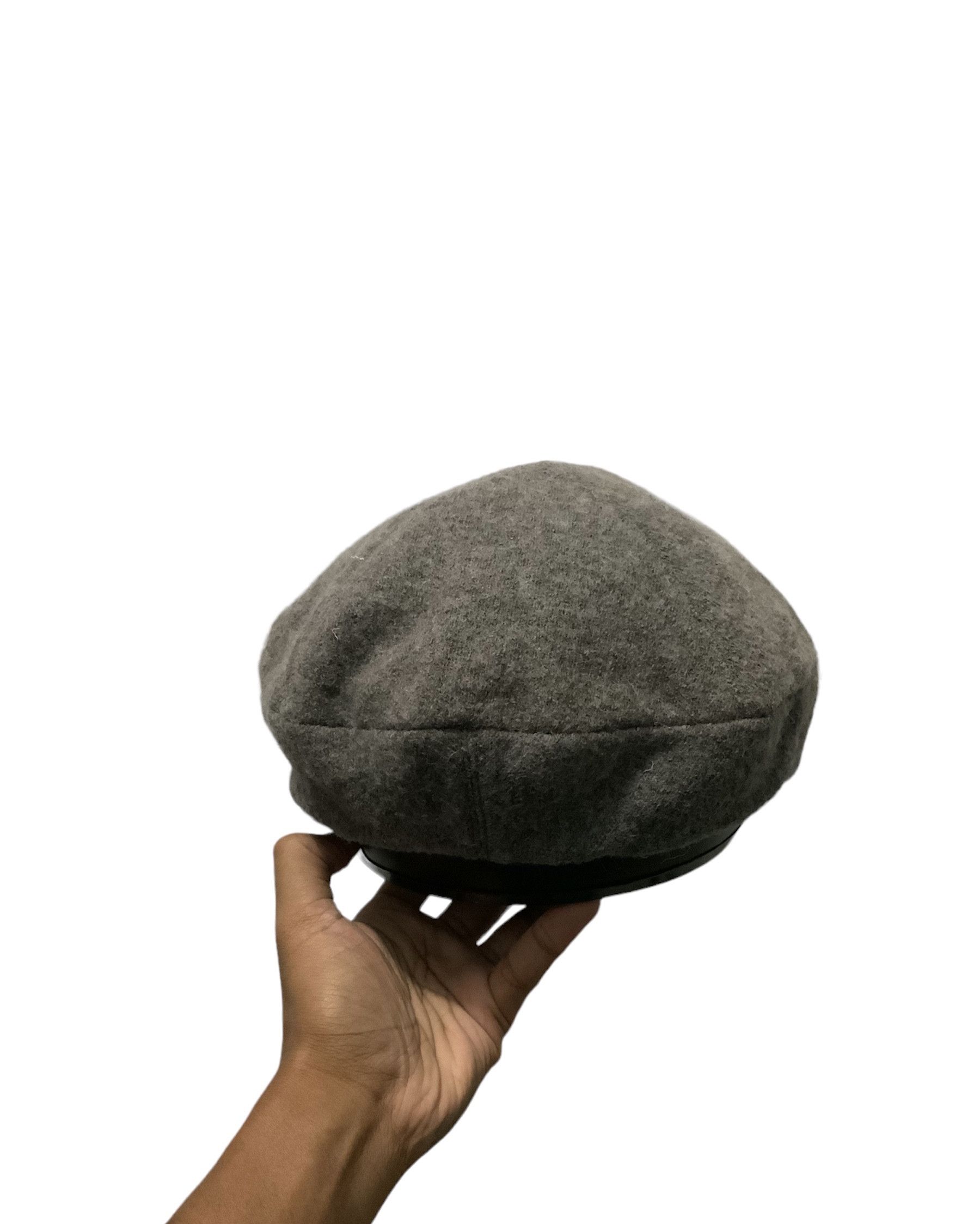image of Archival Clothing x Retro Hat Studio Clip Japan Beret Hat in Grey, Men's