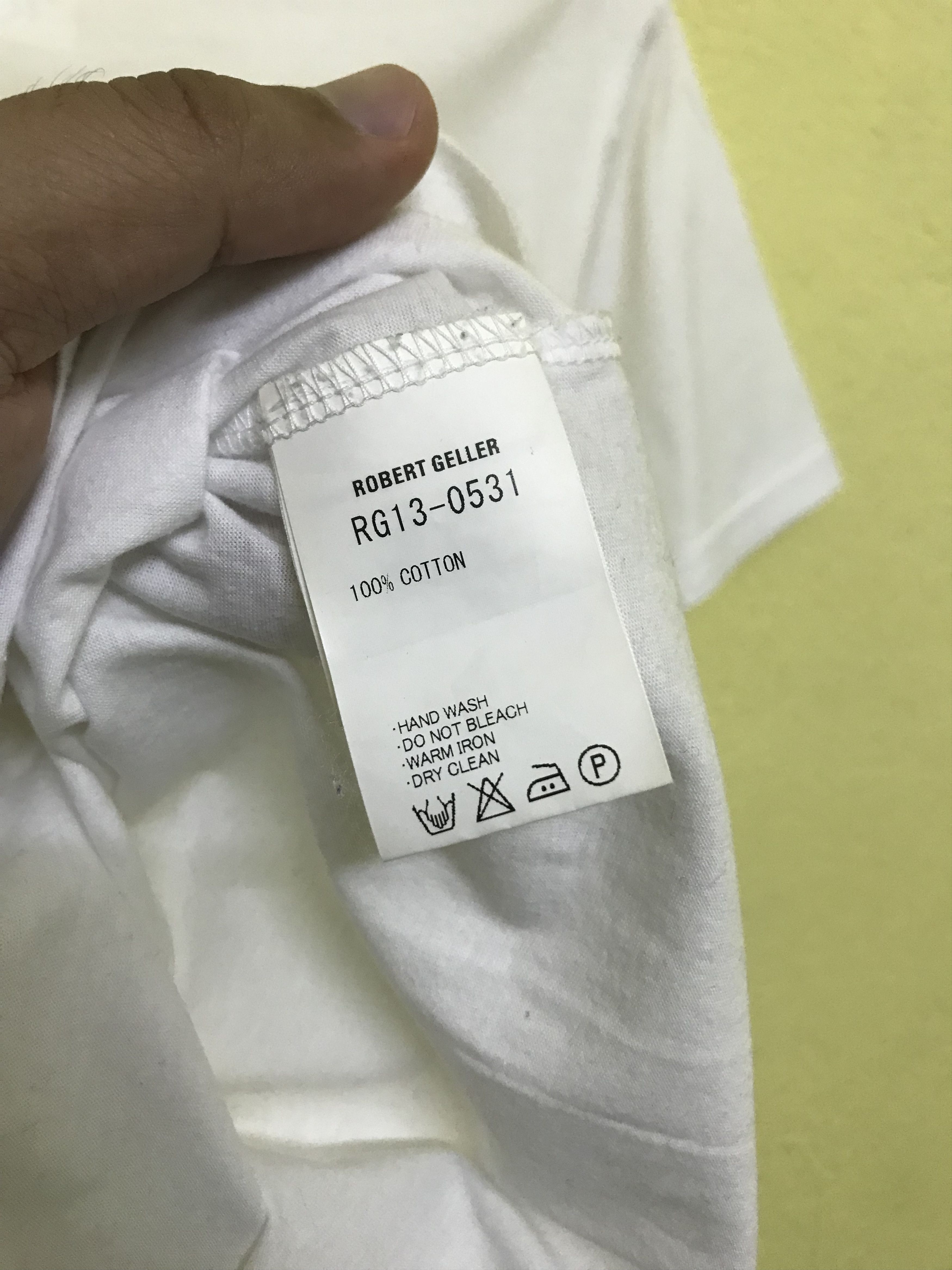 Japanese Brand ROBERT GELLER POCKET TEES Size US S / EU 44-46 / 1 - 6 Thumbnail