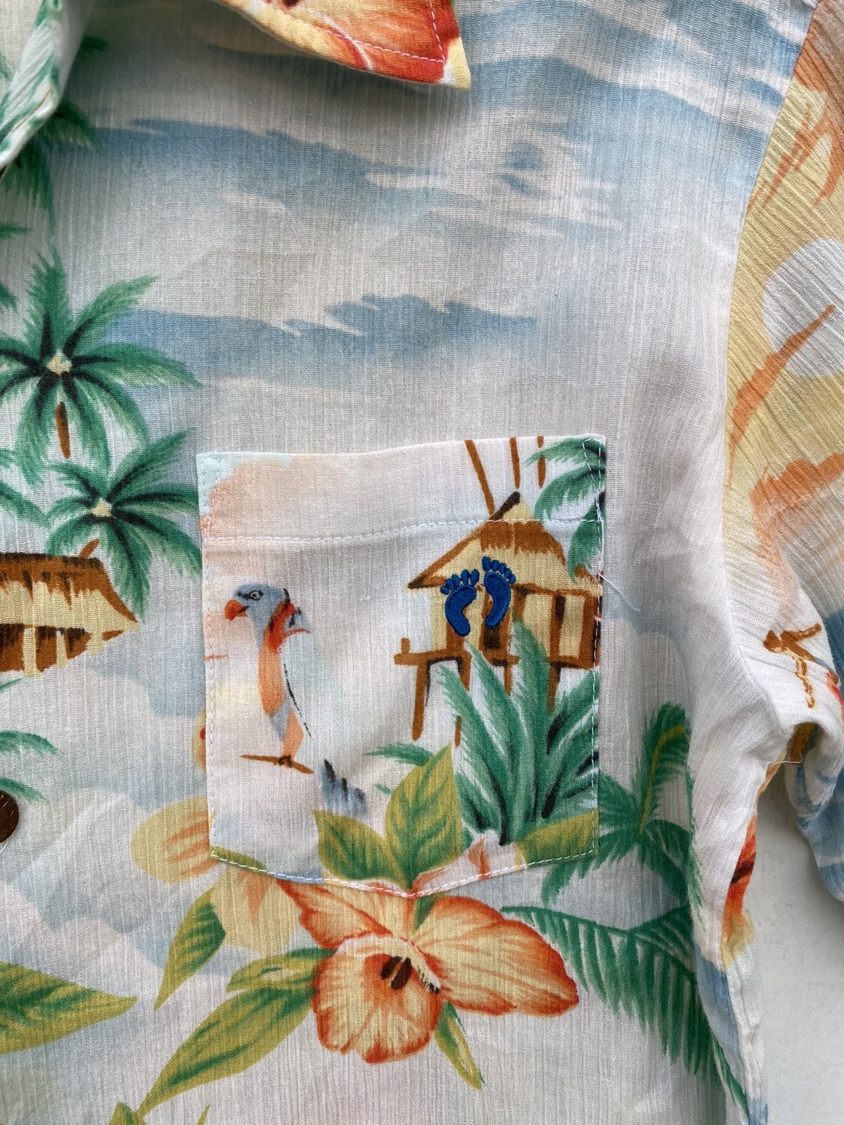 Hang Ten Vintage Hang Ten Gold Tag Hawaiian Shirt Size US M / EU 48-50 / 2 - 4 Thumbnail