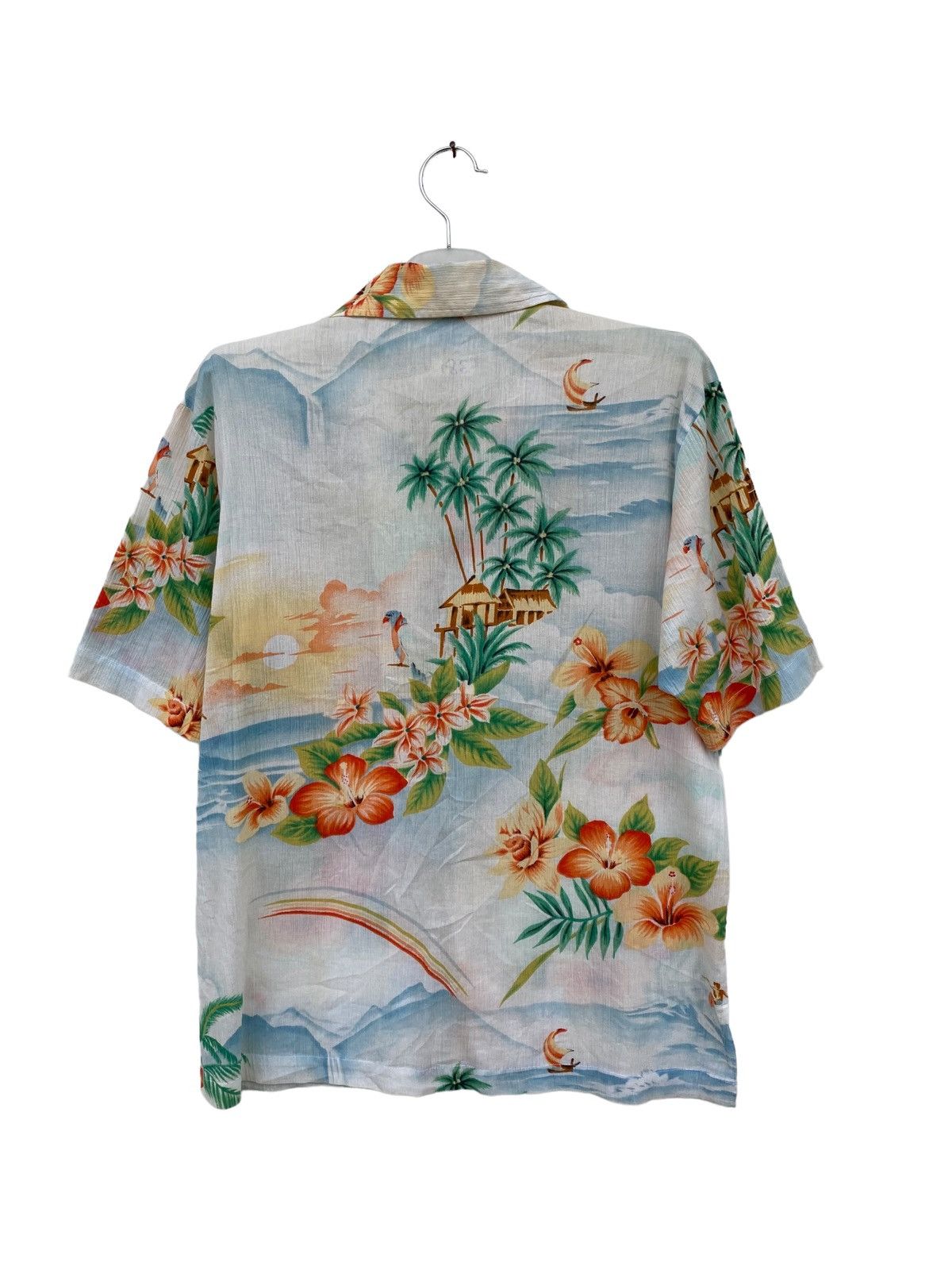 Hang Ten Vintage Hang Ten Gold Tag Hawaiian Shirt Size US M / EU 48-50 / 2 - 2 Thumbnail