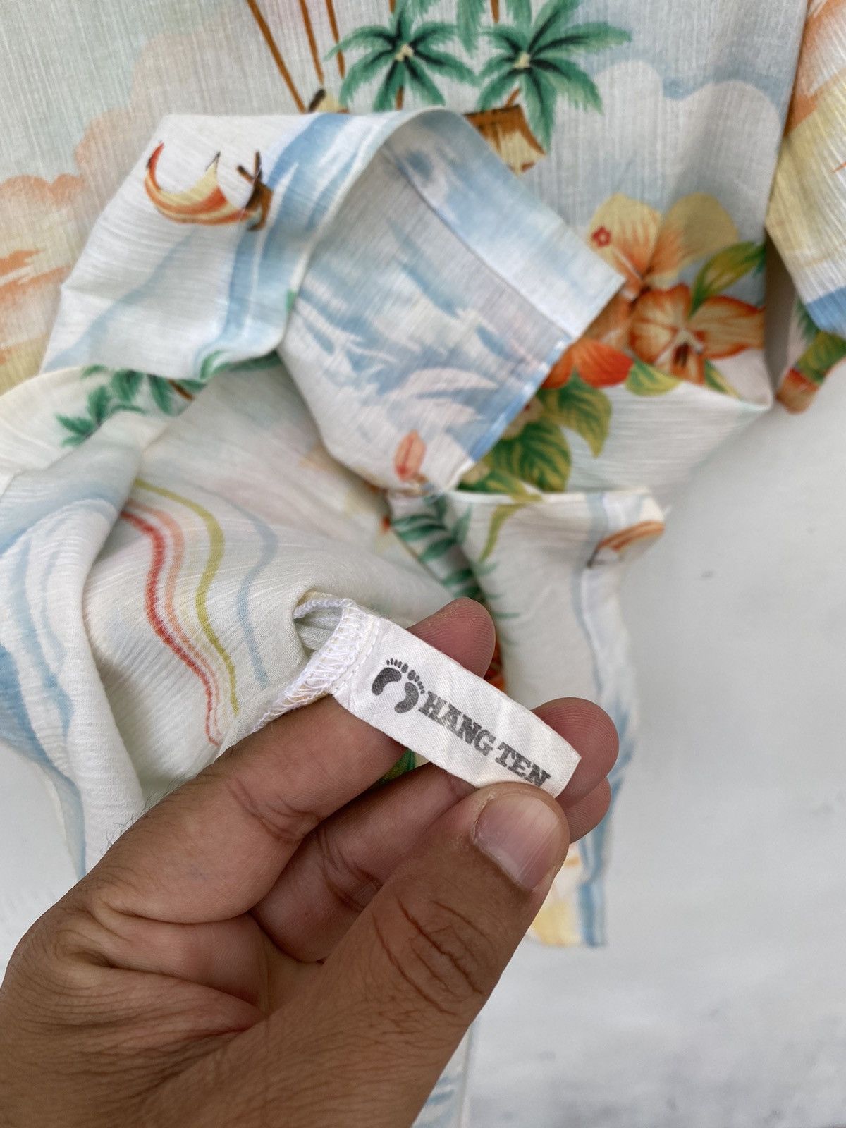 Hang Ten Vintage Hang Ten Gold Tag Hawaiian Shirt Size US M / EU 48-50 / 2 - 5 Thumbnail