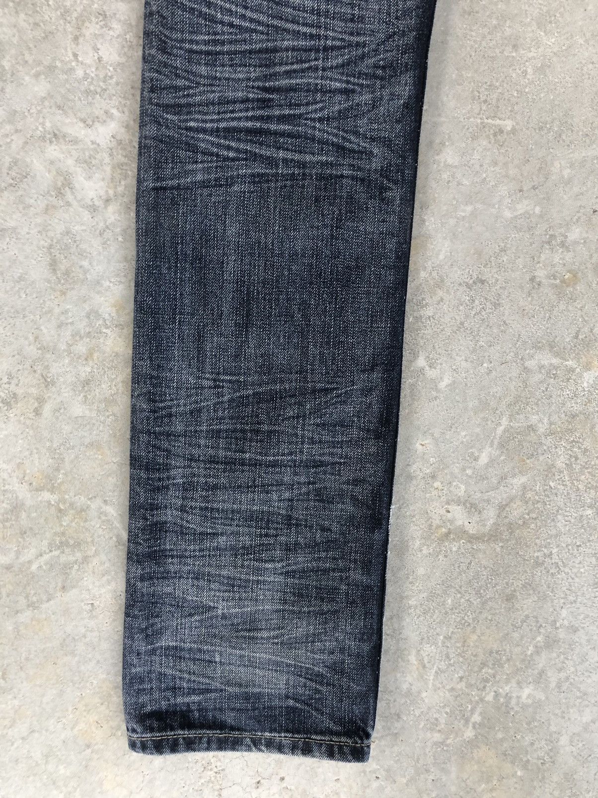 Michel Klein Japanese Michel Klein Patchwork Boro Style Distressed Jeans Size US 31 - 11 Thumbnail
