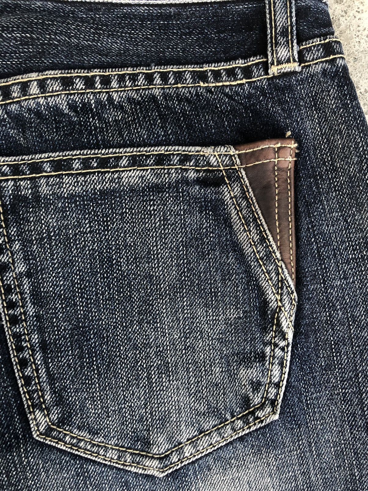 Michel Klein Japanese Michel Klein Patchwork Boro Style Distressed Jeans Size US 31 - 13 Thumbnail