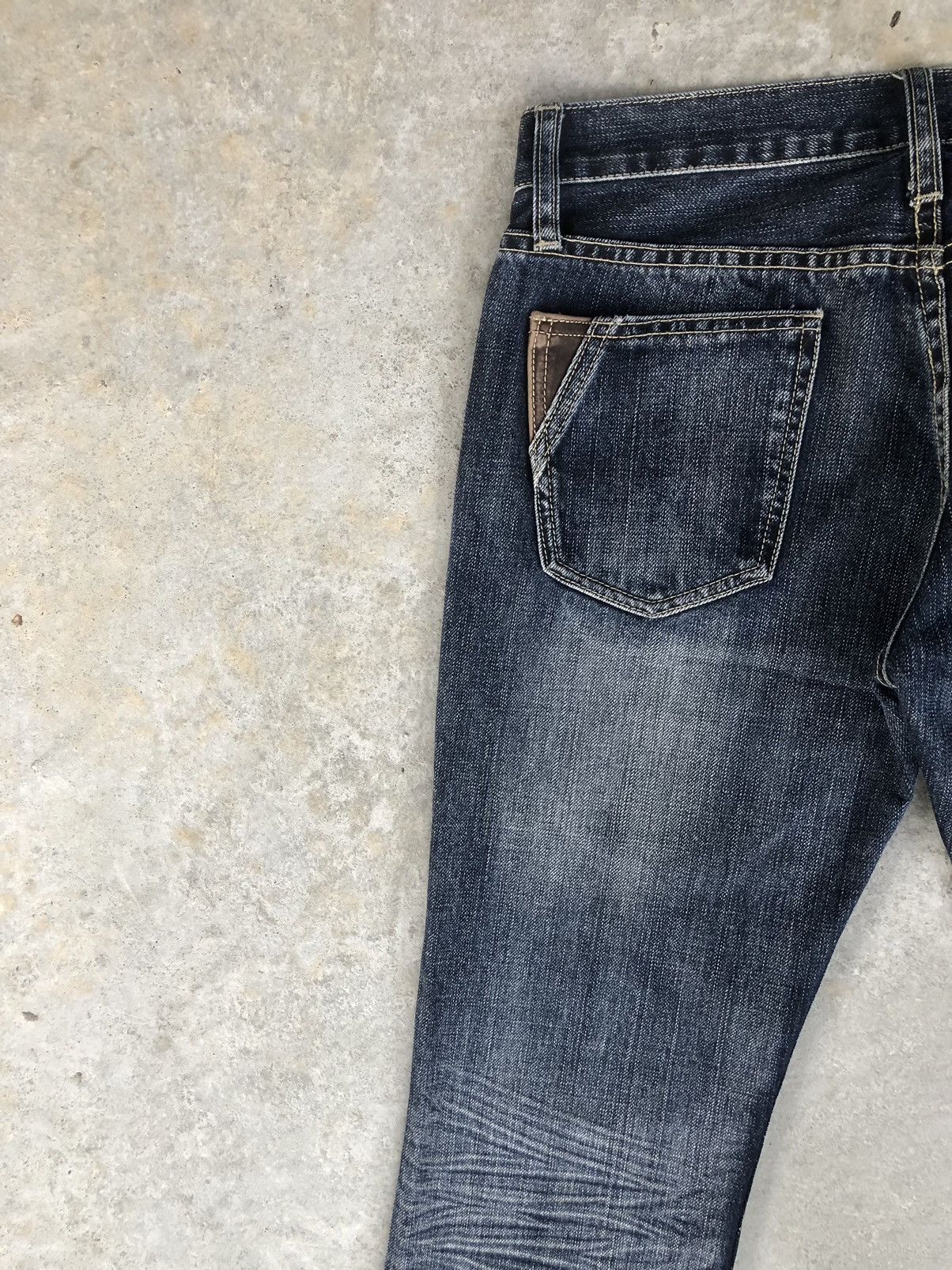 Michel Klein Japanese Michel Klein Patchwork Boro Style Distressed Jeans Size US 31 - 9 Thumbnail
