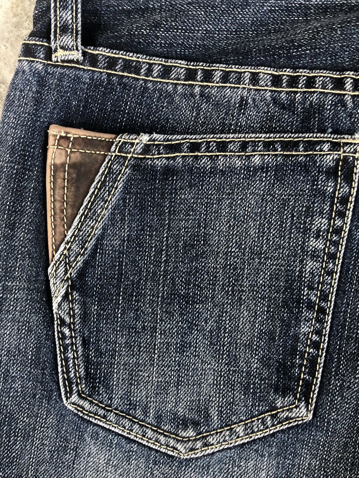 Michel Klein Japanese Michel Klein Patchwork Boro Style Distressed Jeans Size US 31 - 15 Thumbnail