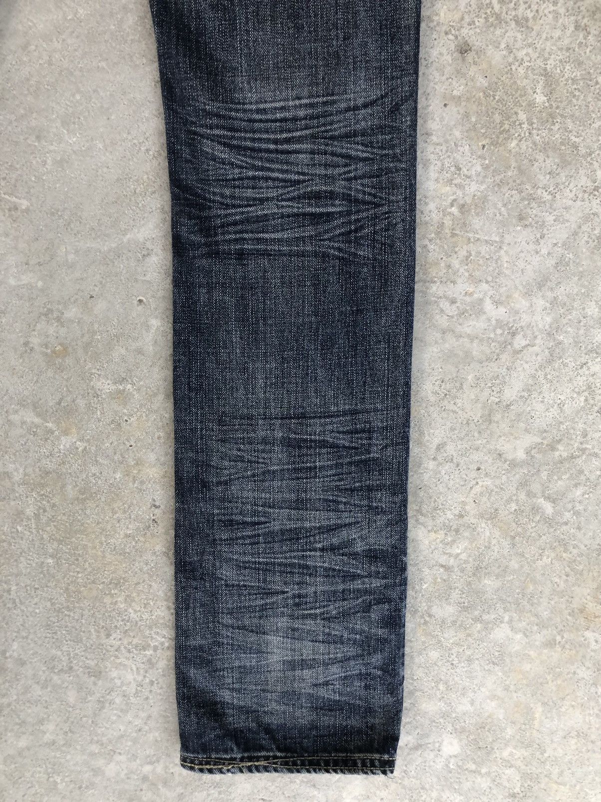Michel Klein Japanese Michel Klein Patchwork Boro Style Distressed Jeans Size US 31 - 12 Thumbnail