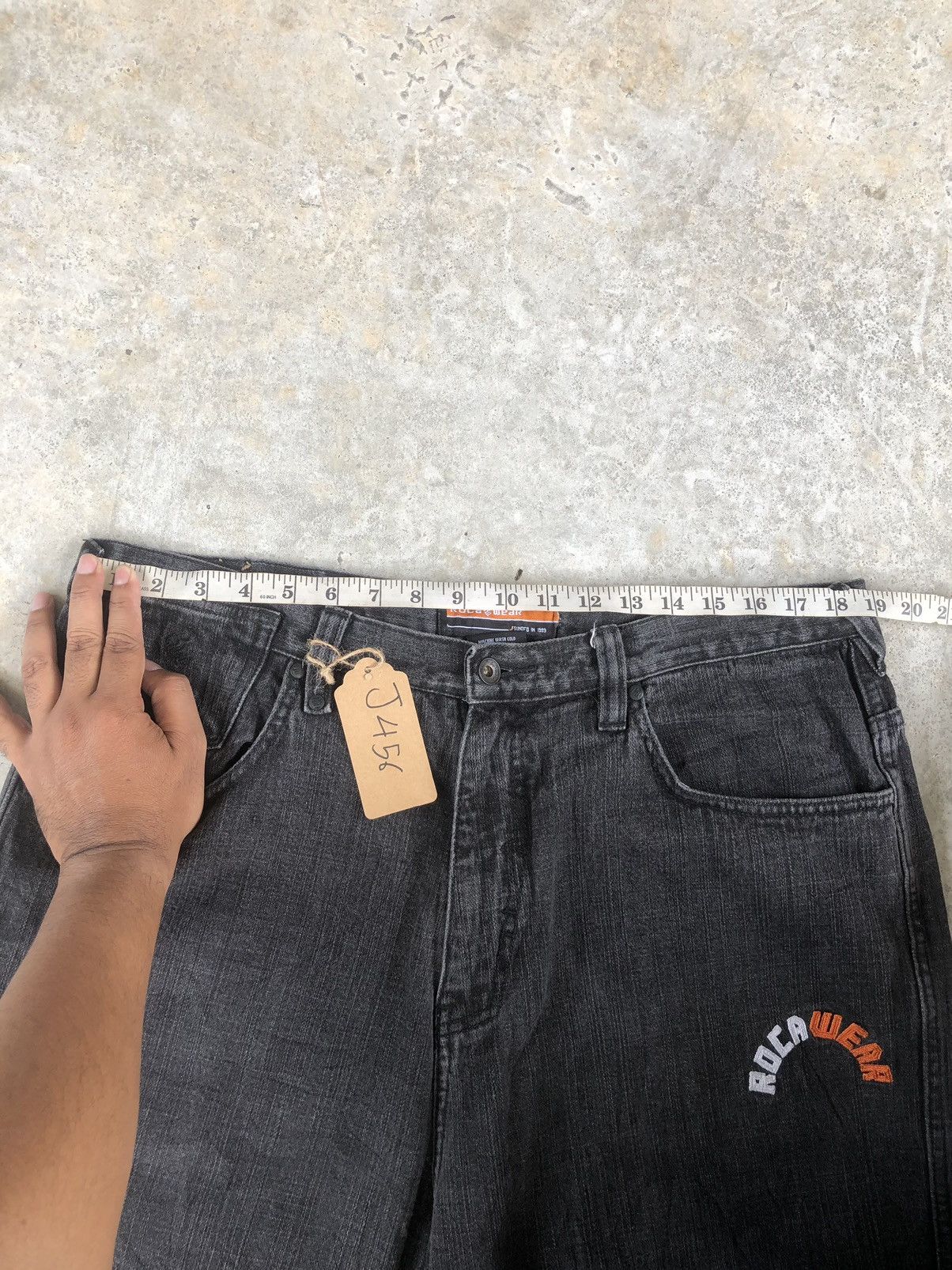 Rocawear Japanese Rocawear Multipocket Baggy Jeans hip hop Size US 37 - 14 Thumbnail