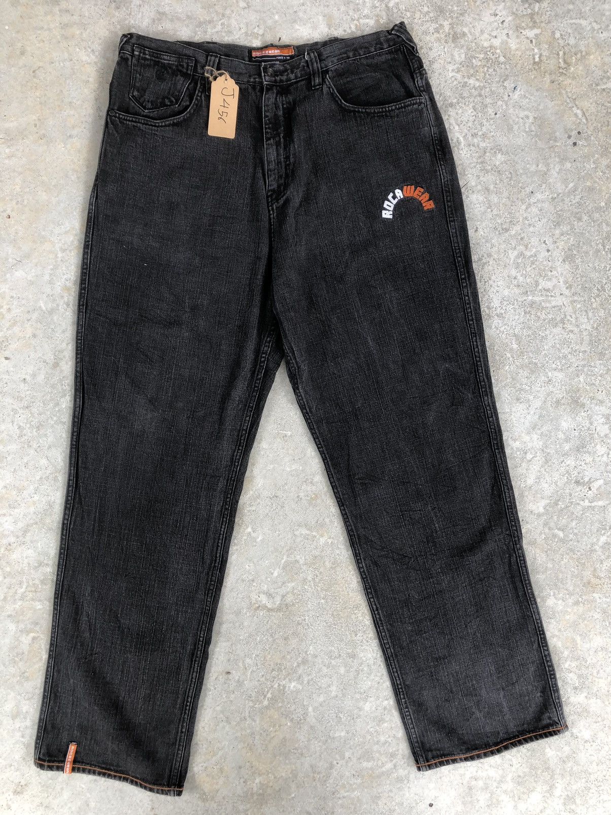 Rocawear Japanese Rocawear Multipocket Baggy Jeans hip hop Size US 37 - 2 Thumbnail