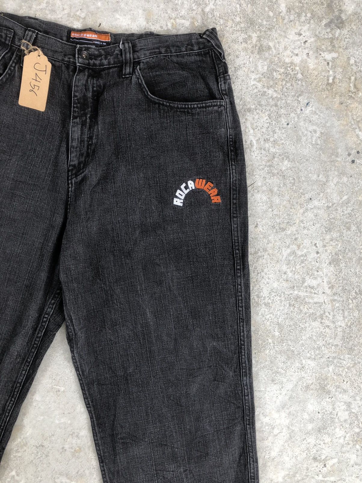 Rocawear Japanese Rocawear Multipocket Baggy Jeans hip hop Size US 37 - 5 Thumbnail