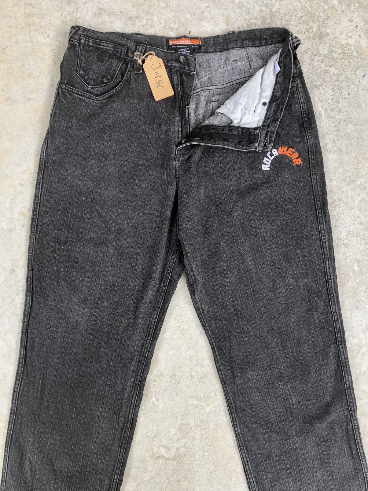 Rocawear Japanese Rocawear Multipocket Baggy Jeans hip hop Size US 37 - 3 Thumbnail
