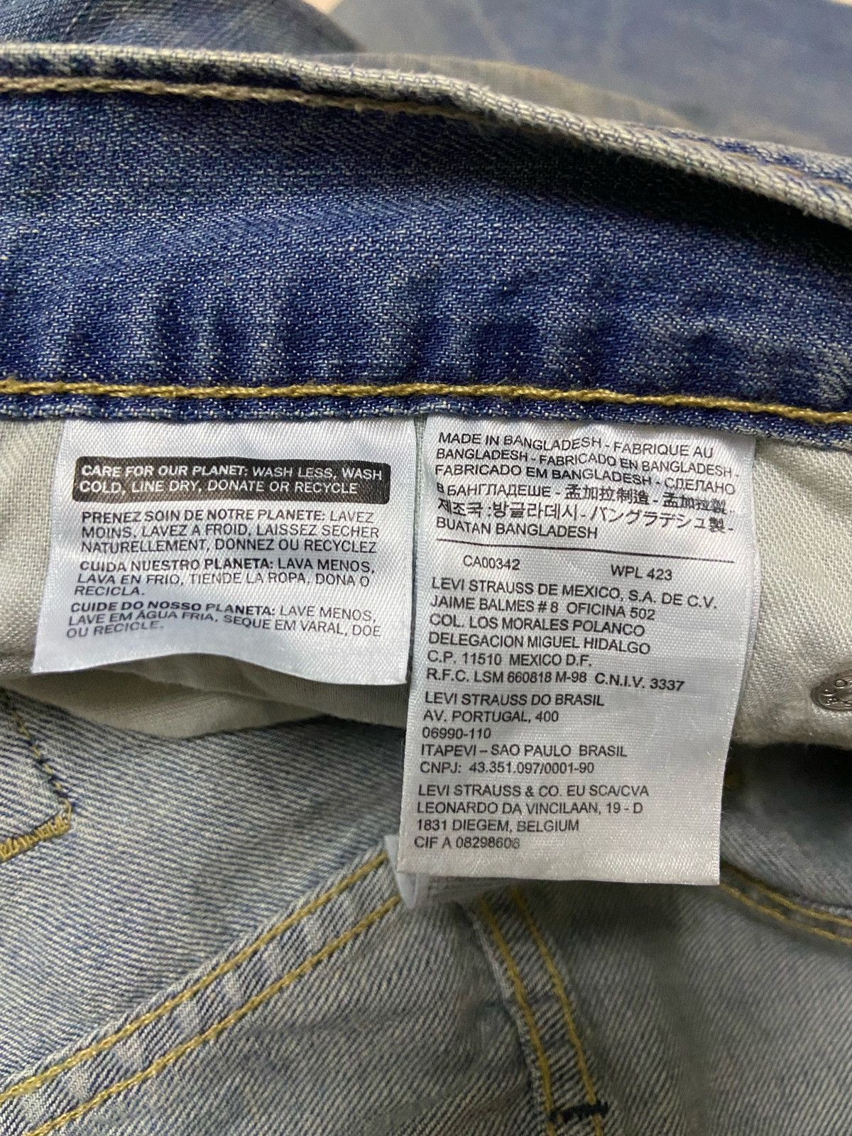 Levi's Vintage 559 Levis denim straight cut single R fit W36 blue Size US 36 / EU 52 - 6 Thumbnail